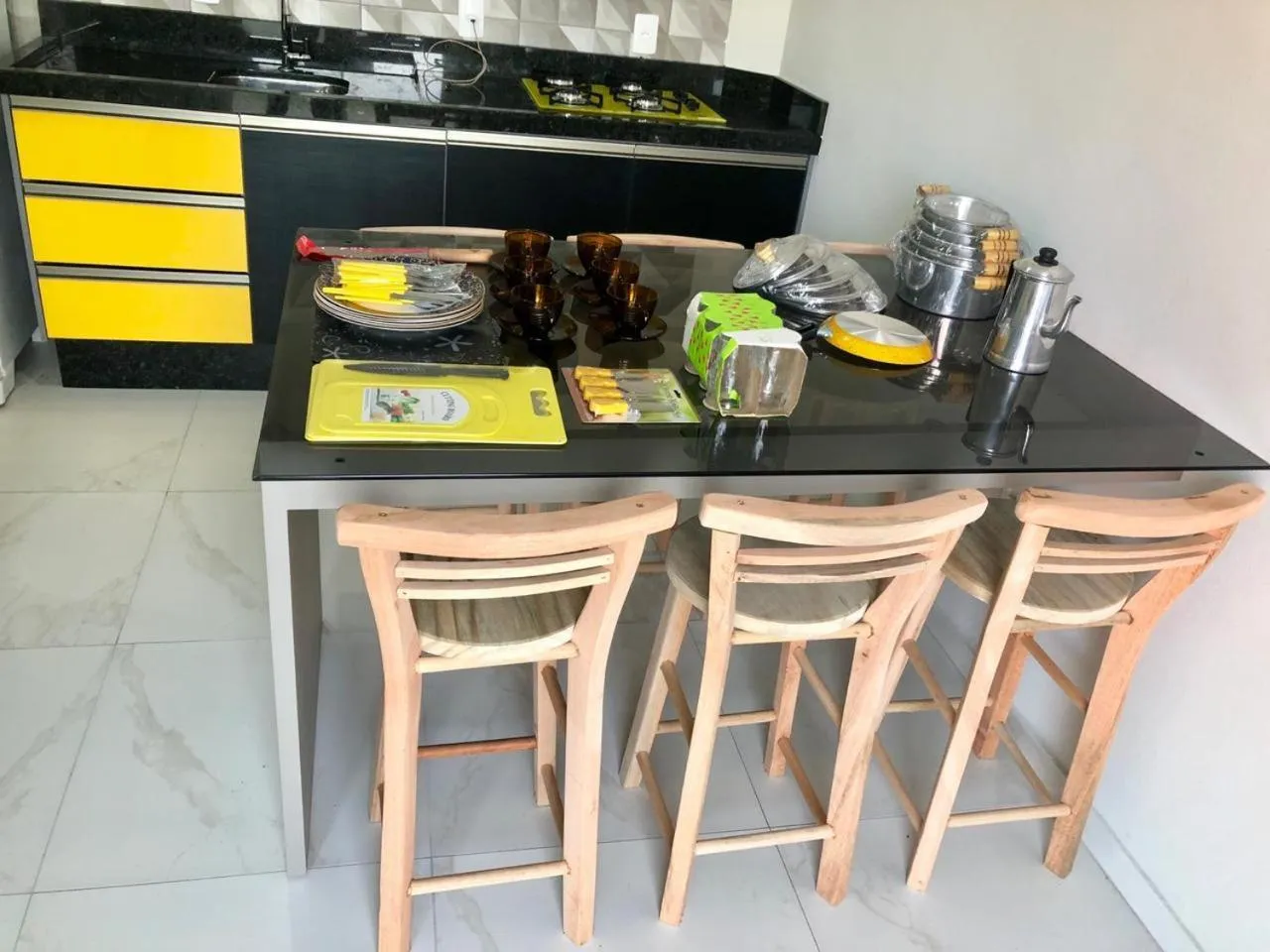 Communal kitchen in 330 METROS DO MAR, PRAIA DOS INGLESES, Piske Imóveis