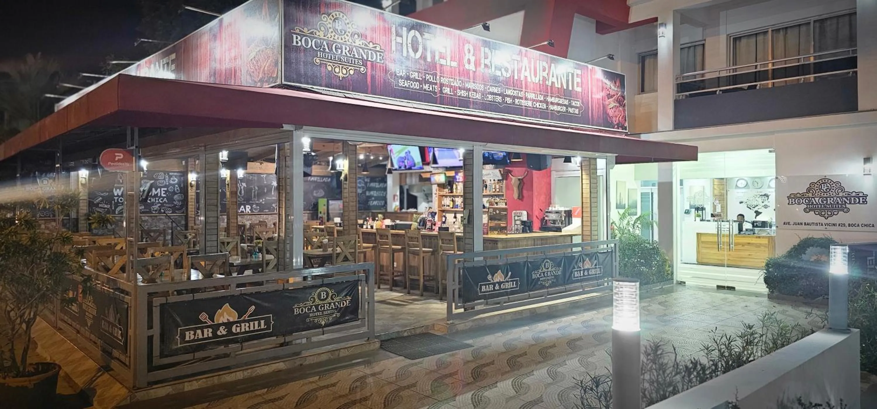 Restaurant/places to eat in Boca Grande Hotel Suites