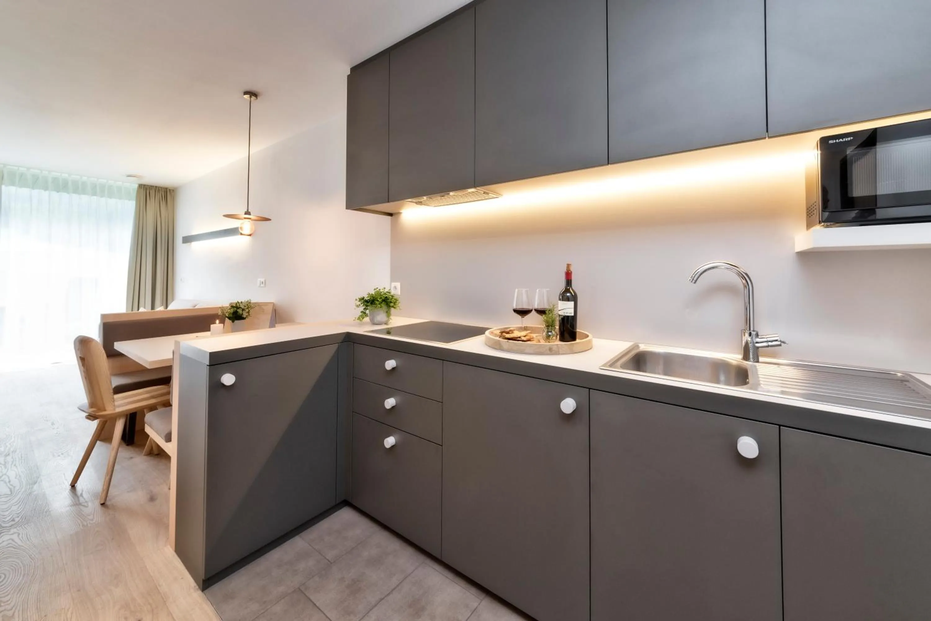 Kitchen or kitchenette in Villa Rainer Sexten