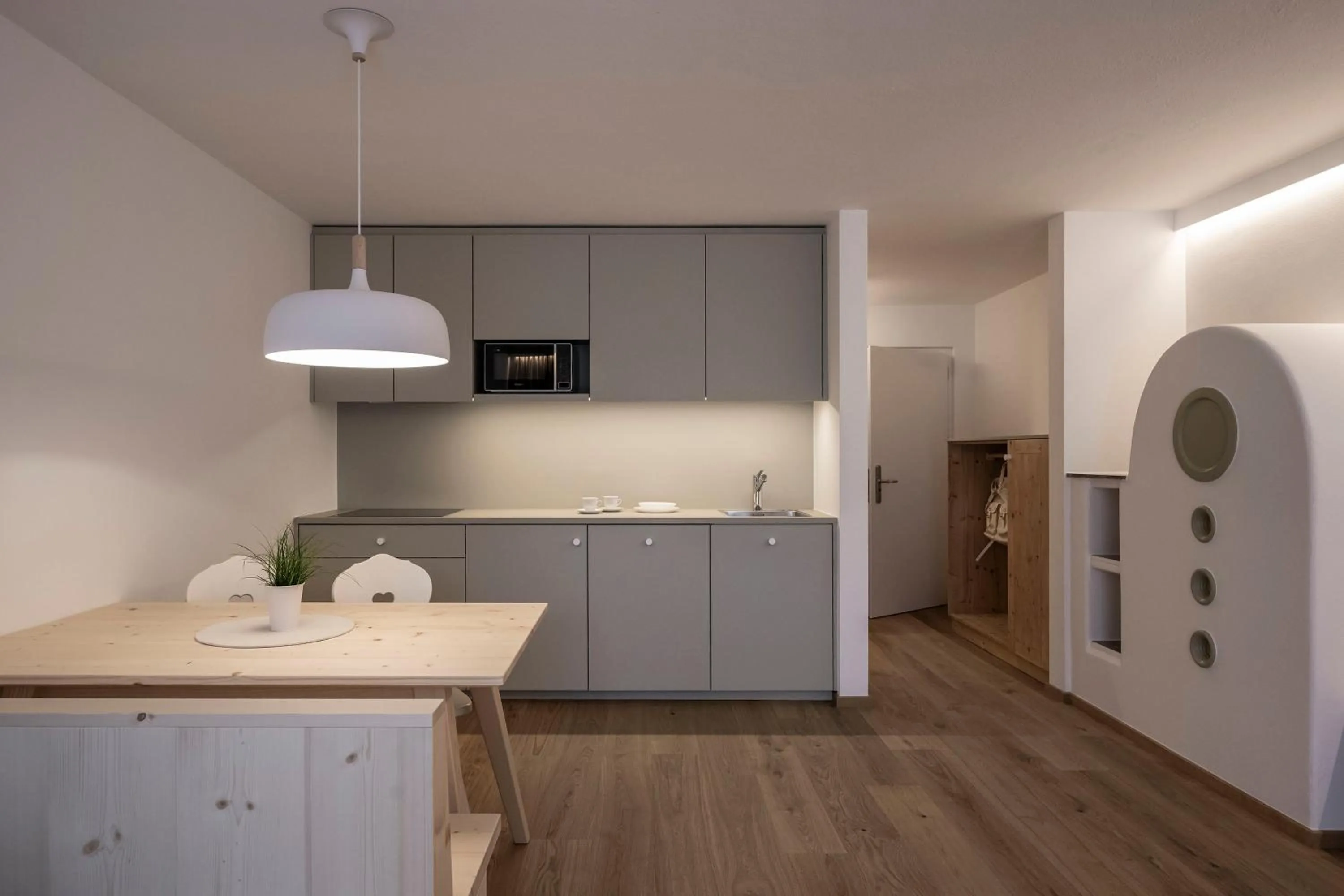 Kitchen or kitchenette in Villa Rainer Sexten