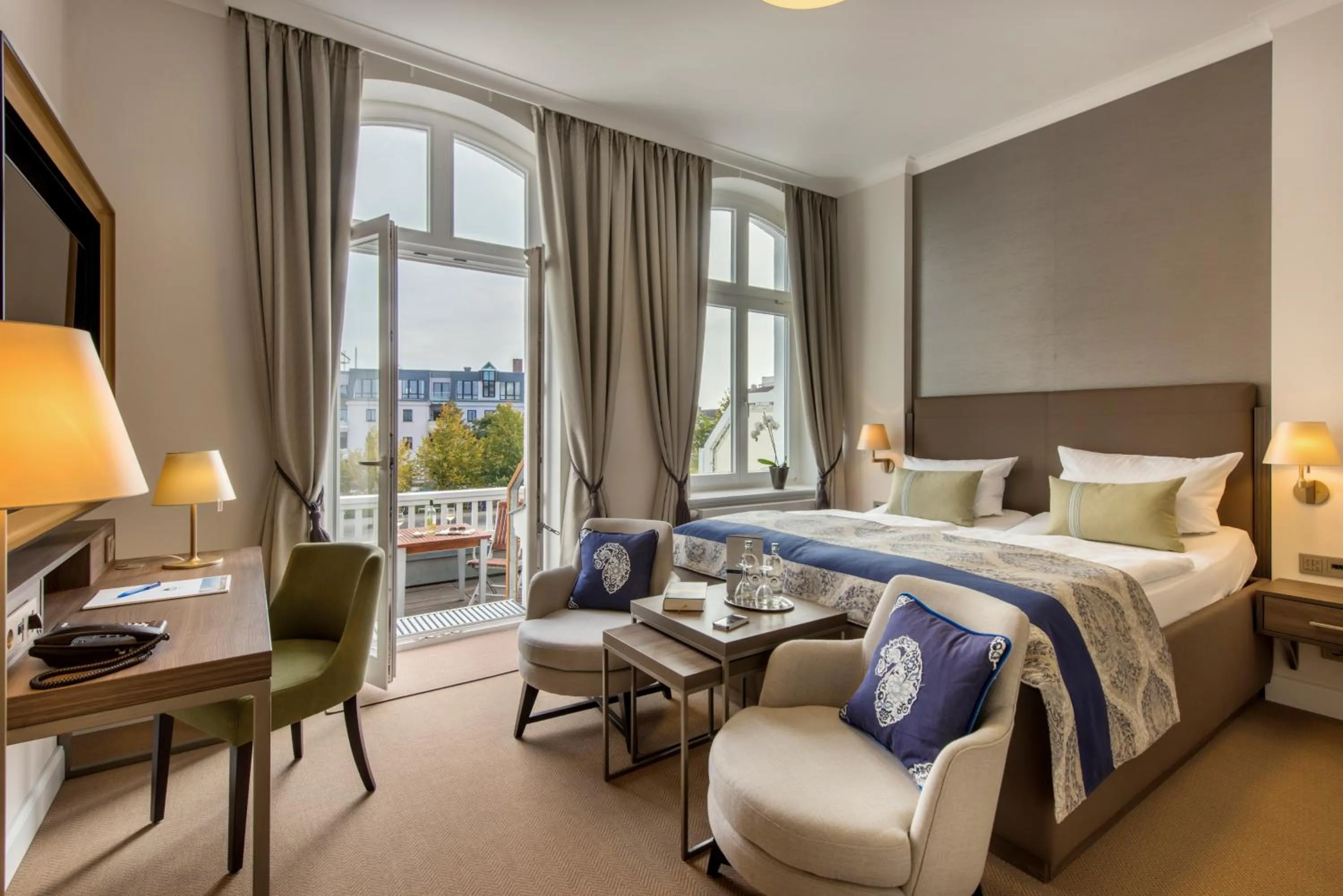 Bed in Hotel Am Leuchtturm