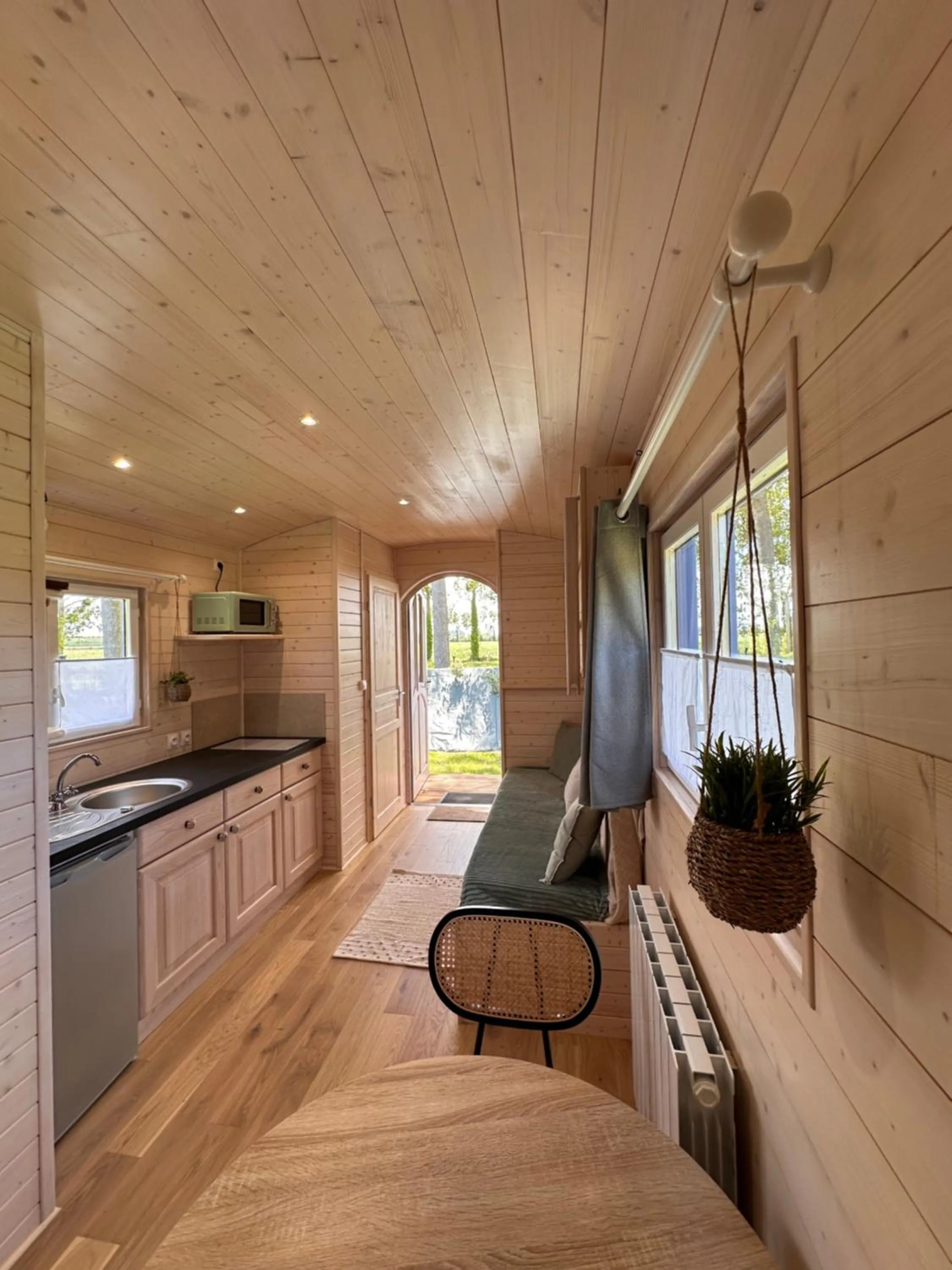 Living room in La Bastide du Moulin - Mont St Michel