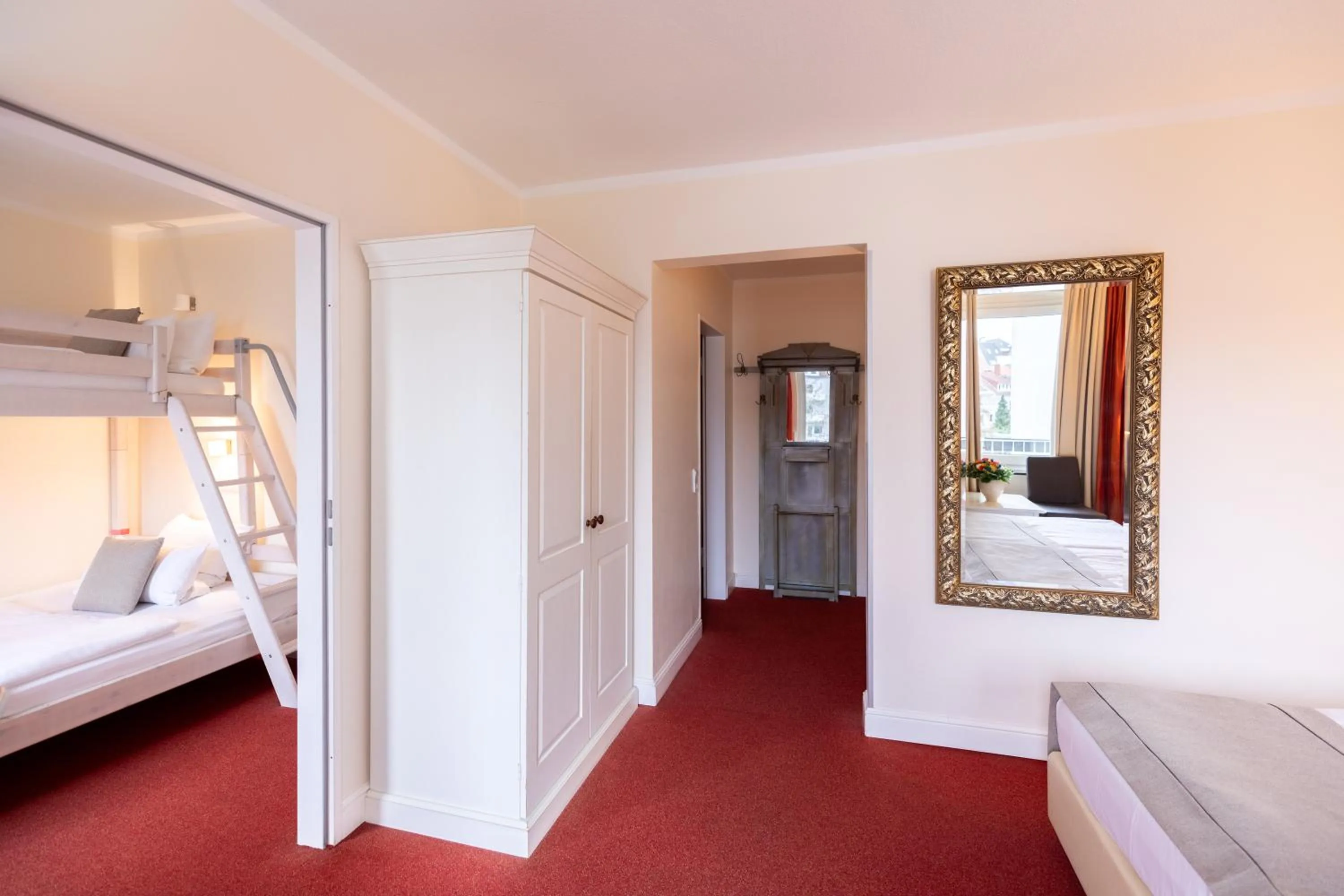 Bed in Hotel Bremer Haus