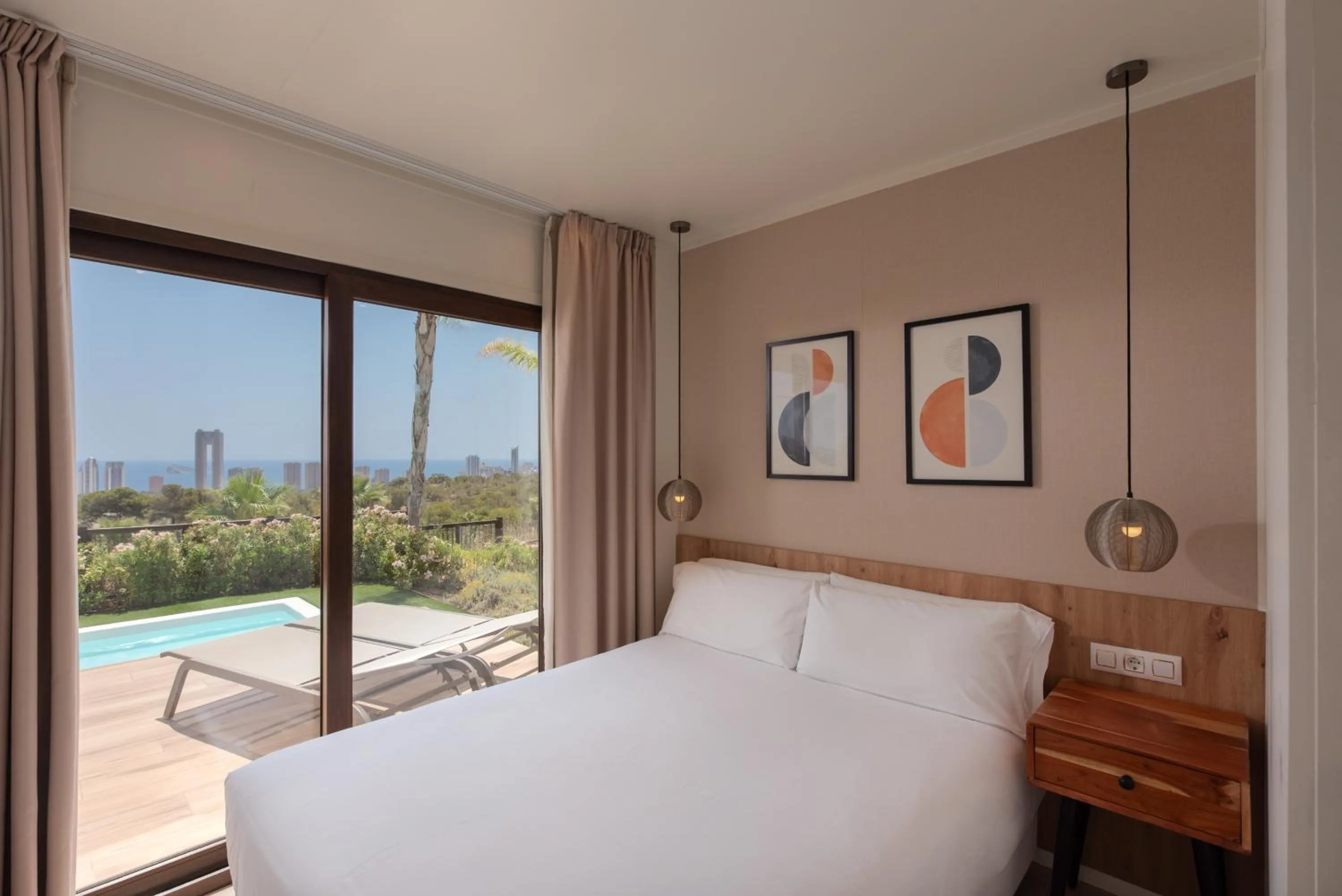 Decorative detail, Bed in Four Points by Sheraton Costa Blanca Villas