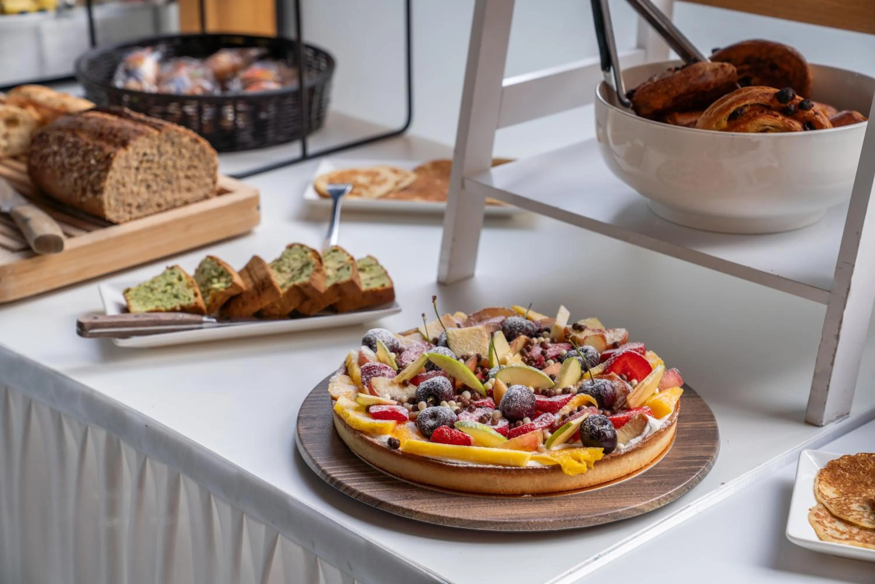 Buffet breakfast in Domaine de la Résidence - Hôtel, Spa & Restaurant