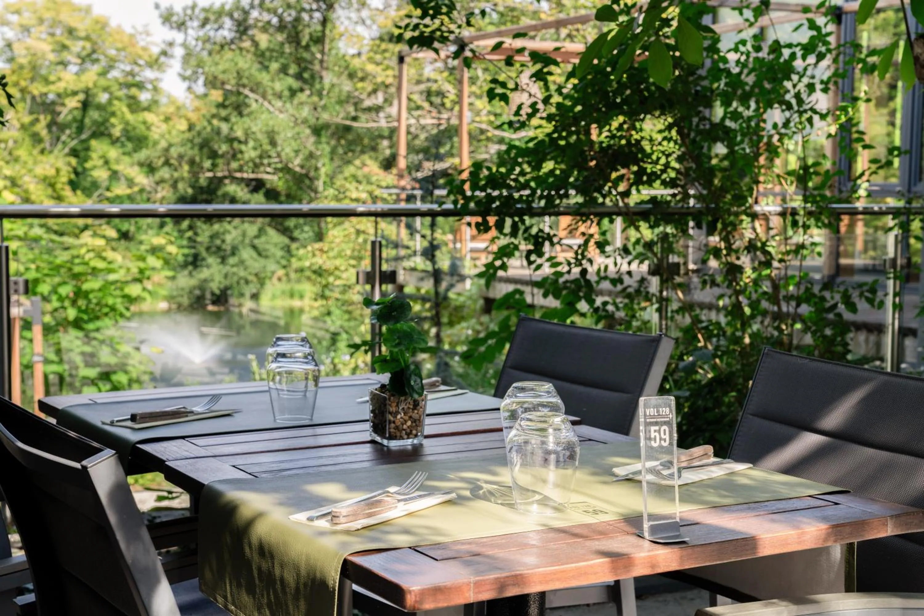 Patio in Domaine de la Résidence - Hôtel, Spa & Restaurant