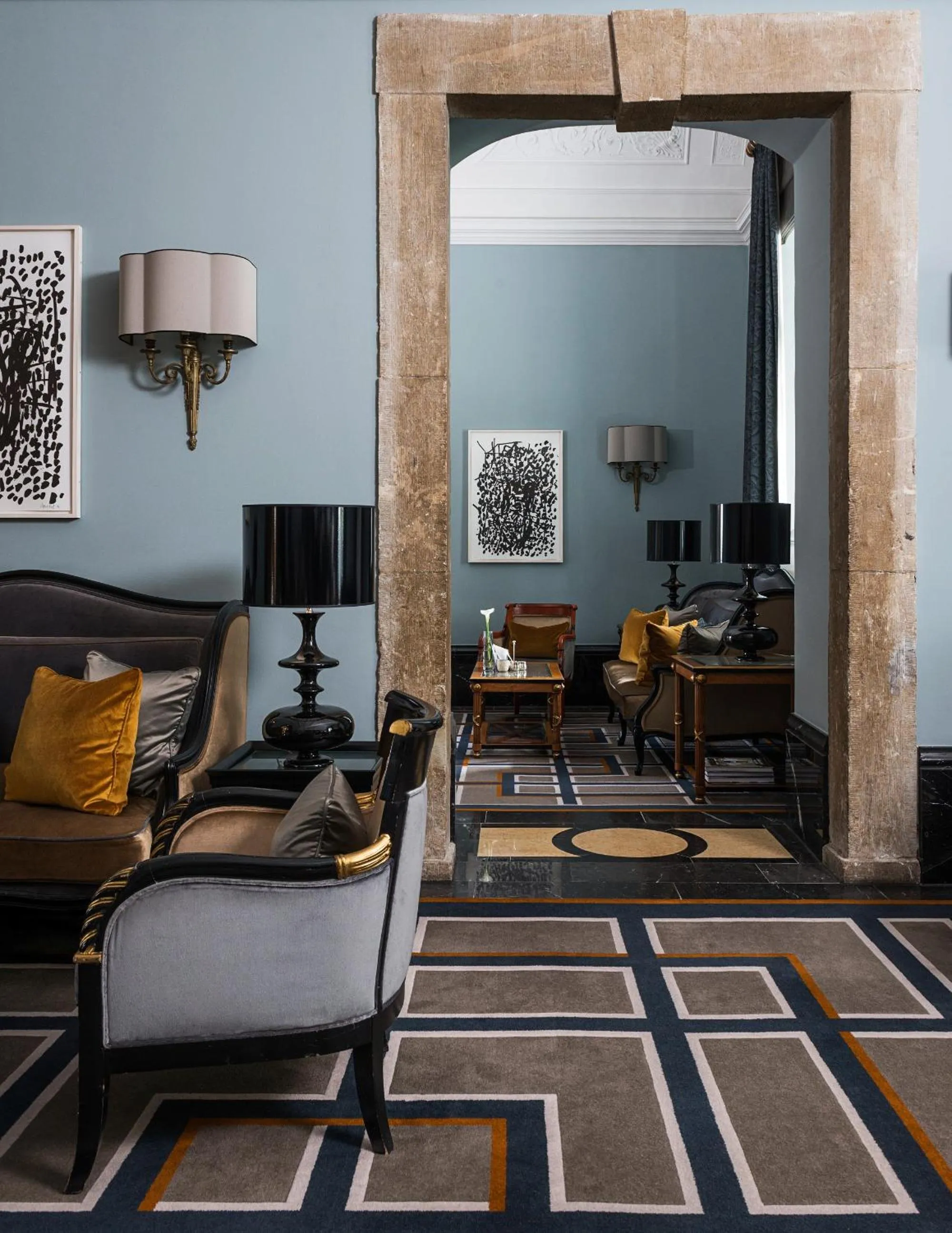 Decorative detail in Althoff Grandhotel Schloss Bensberg