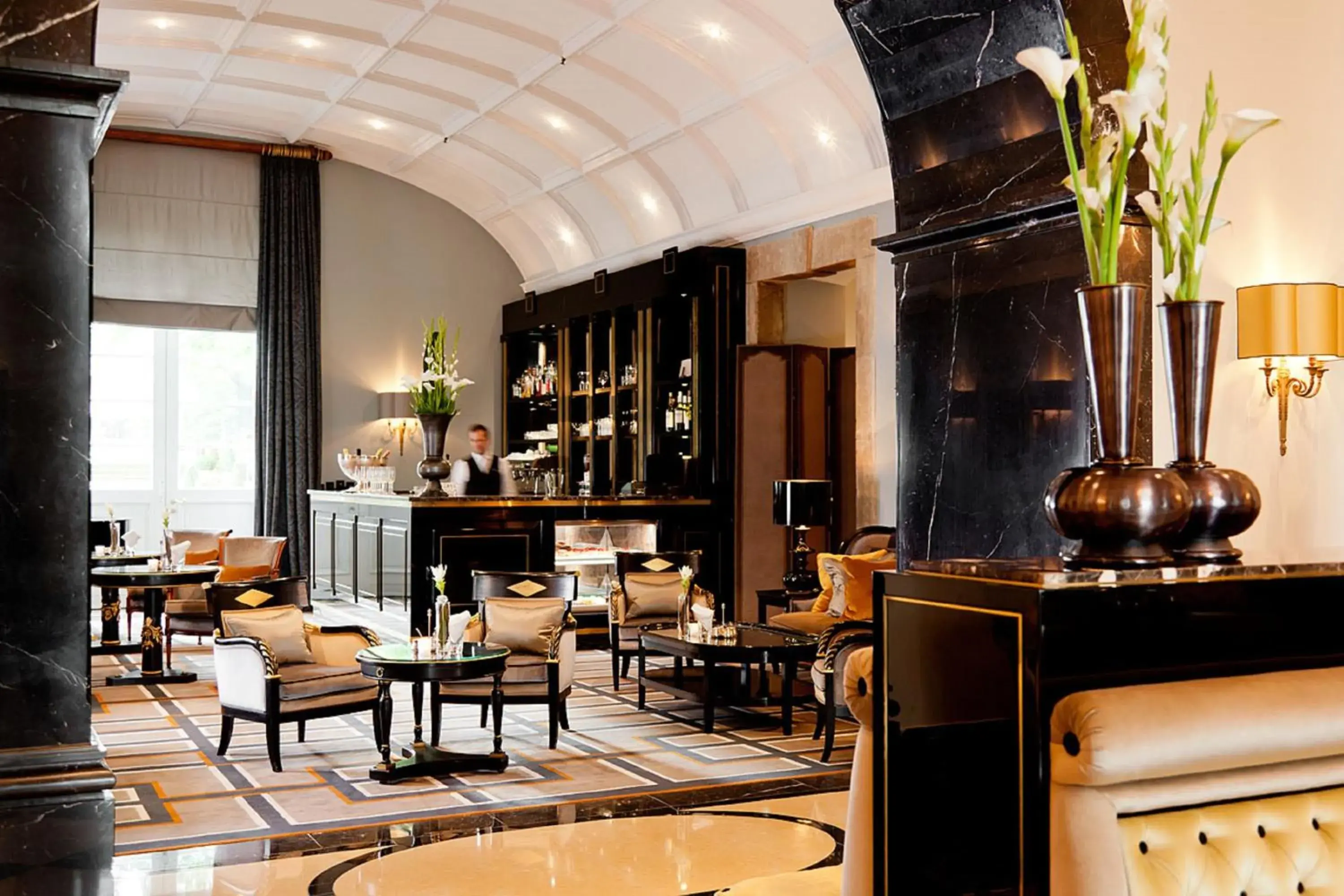 Lounge or bar in Althoff Grandhotel Schloss Bensberg Lounge or bar in Althoff Grandhotel Schloss Bensberg