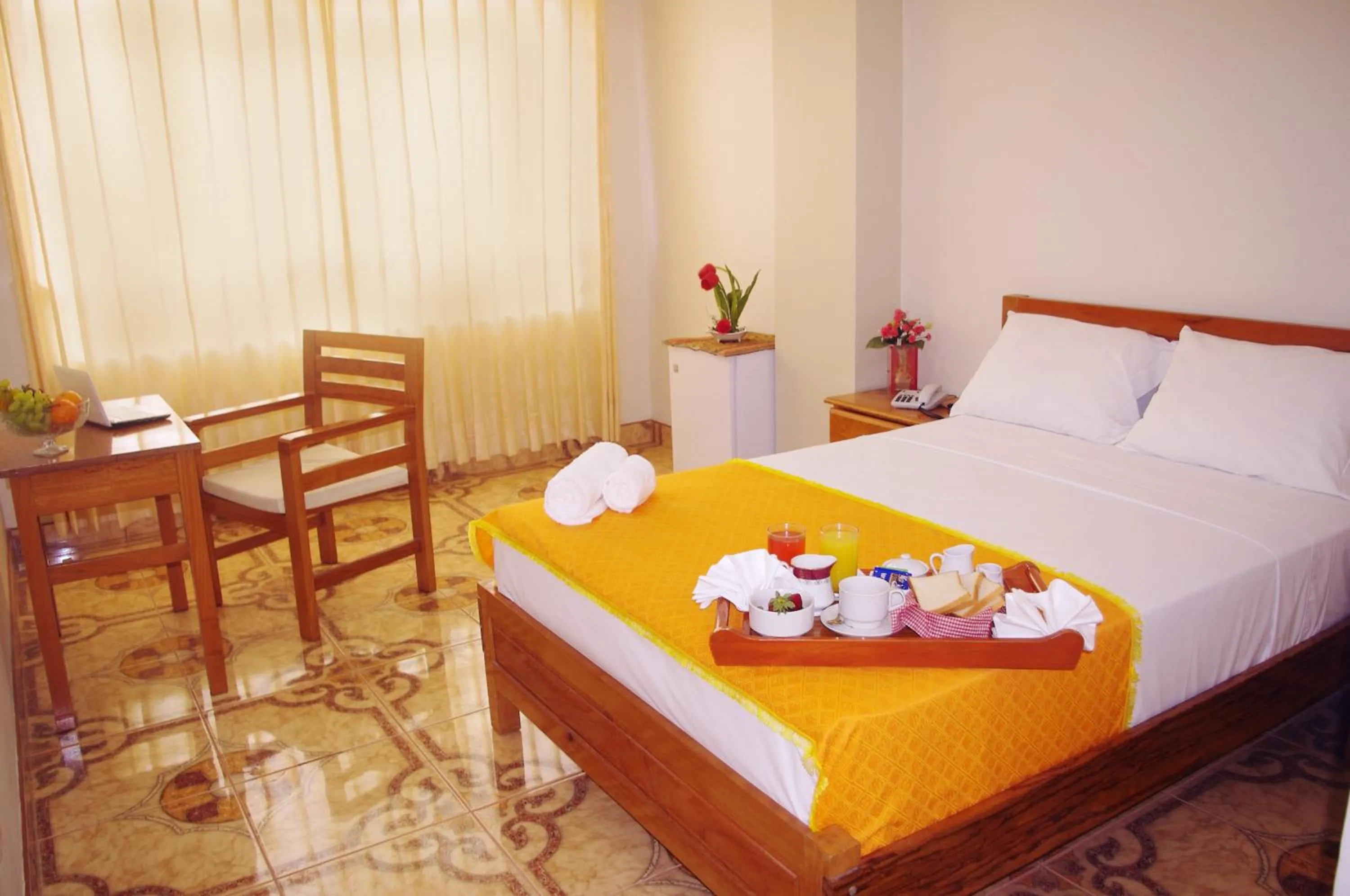 Bed in Del Castillo Plaza Hotel Pucallpa