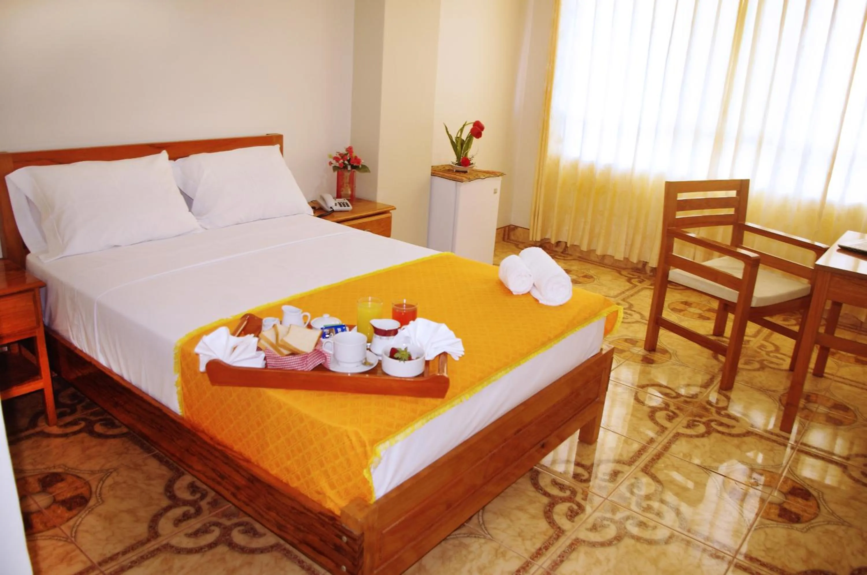 Bed in Del Castillo Plaza Hotel Pucallpa