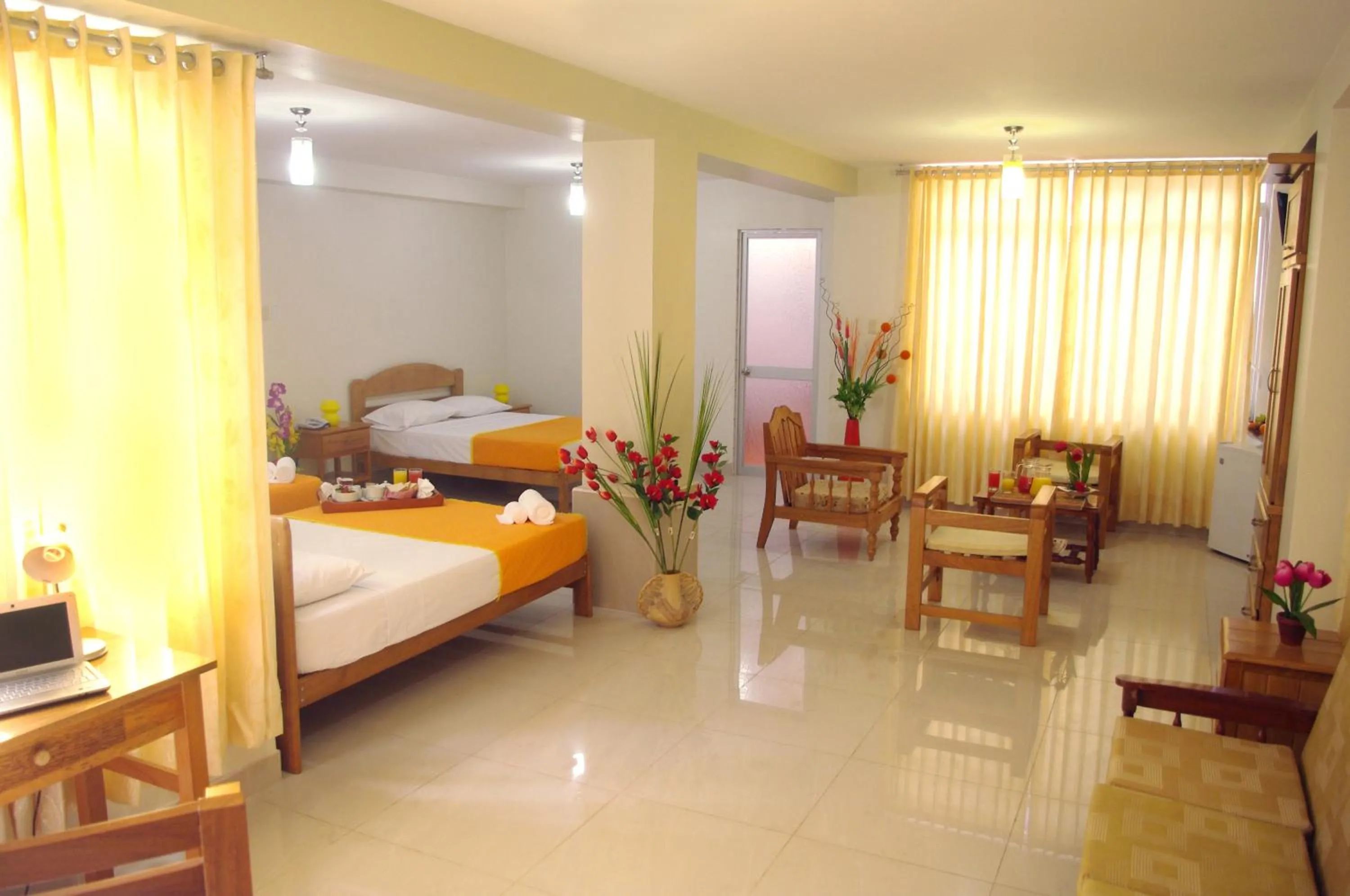 Bed in Del Castillo Plaza Hotel Pucallpa