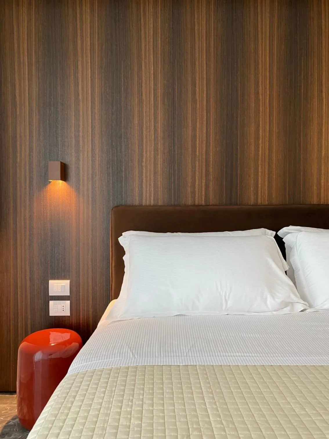 Bed in Le Stanze del Lago Lake View