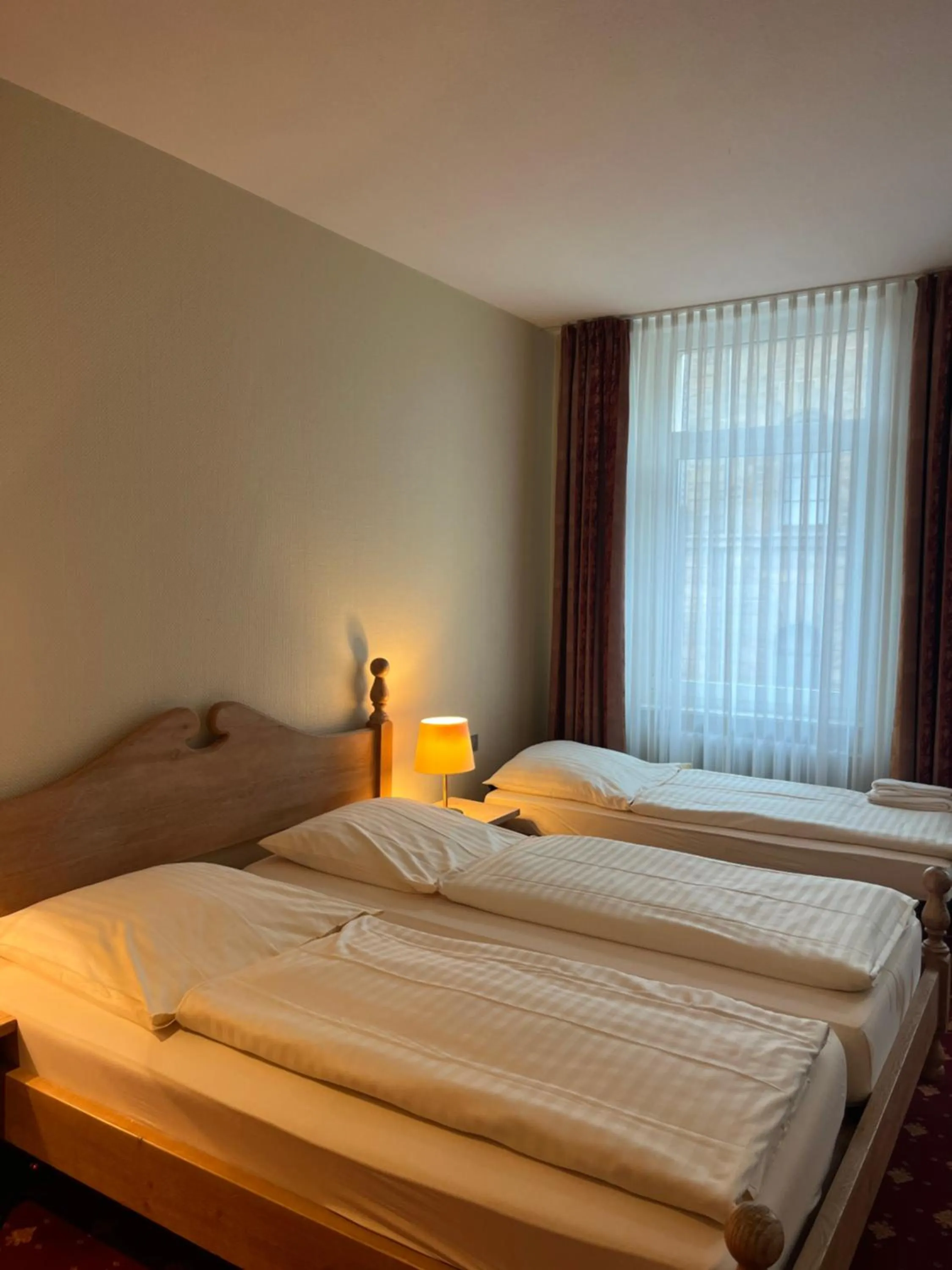 Bed in Hotel Kronprinz Garni