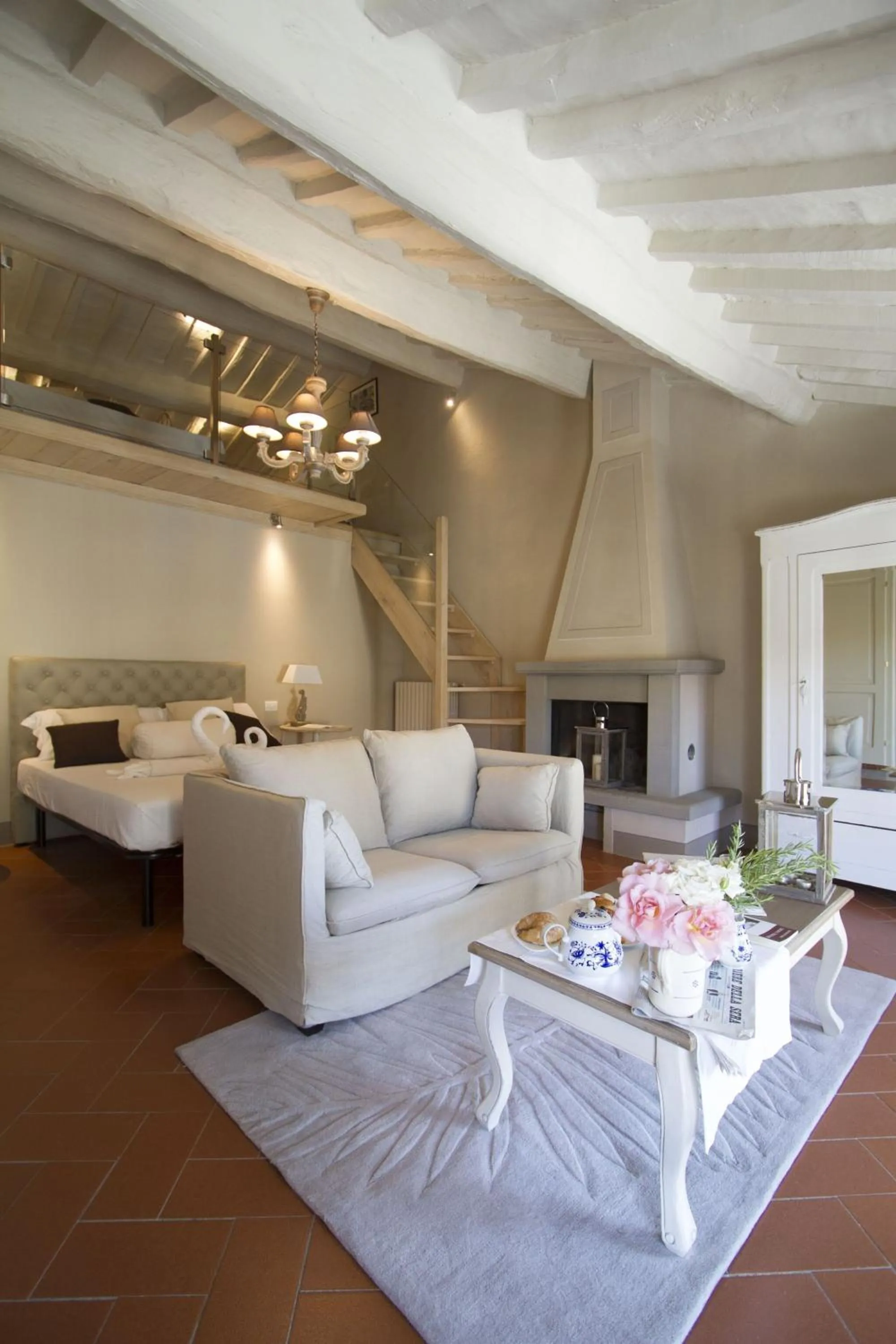 Living room in Cortona Suite
