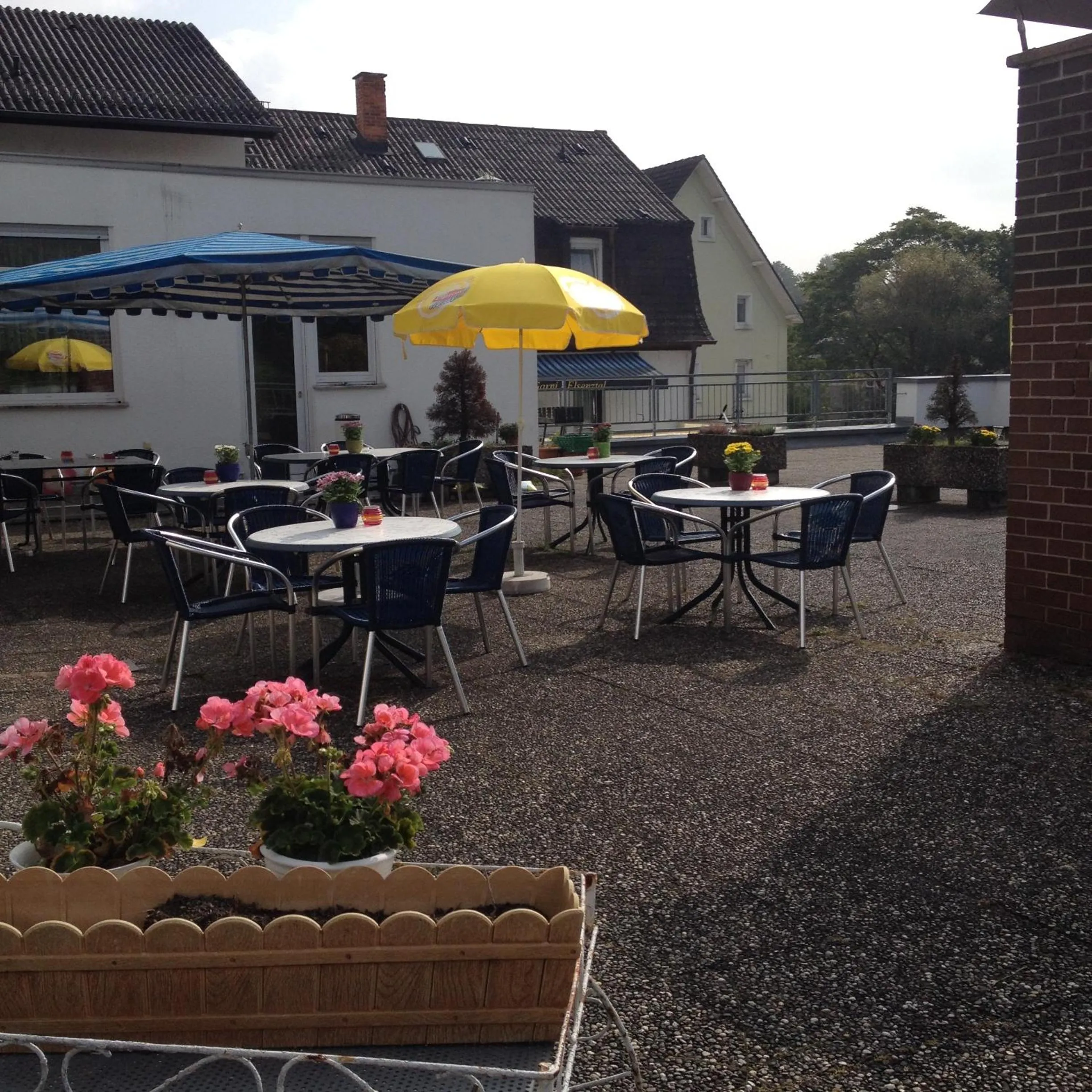 Patio in Hotel Elsenztal