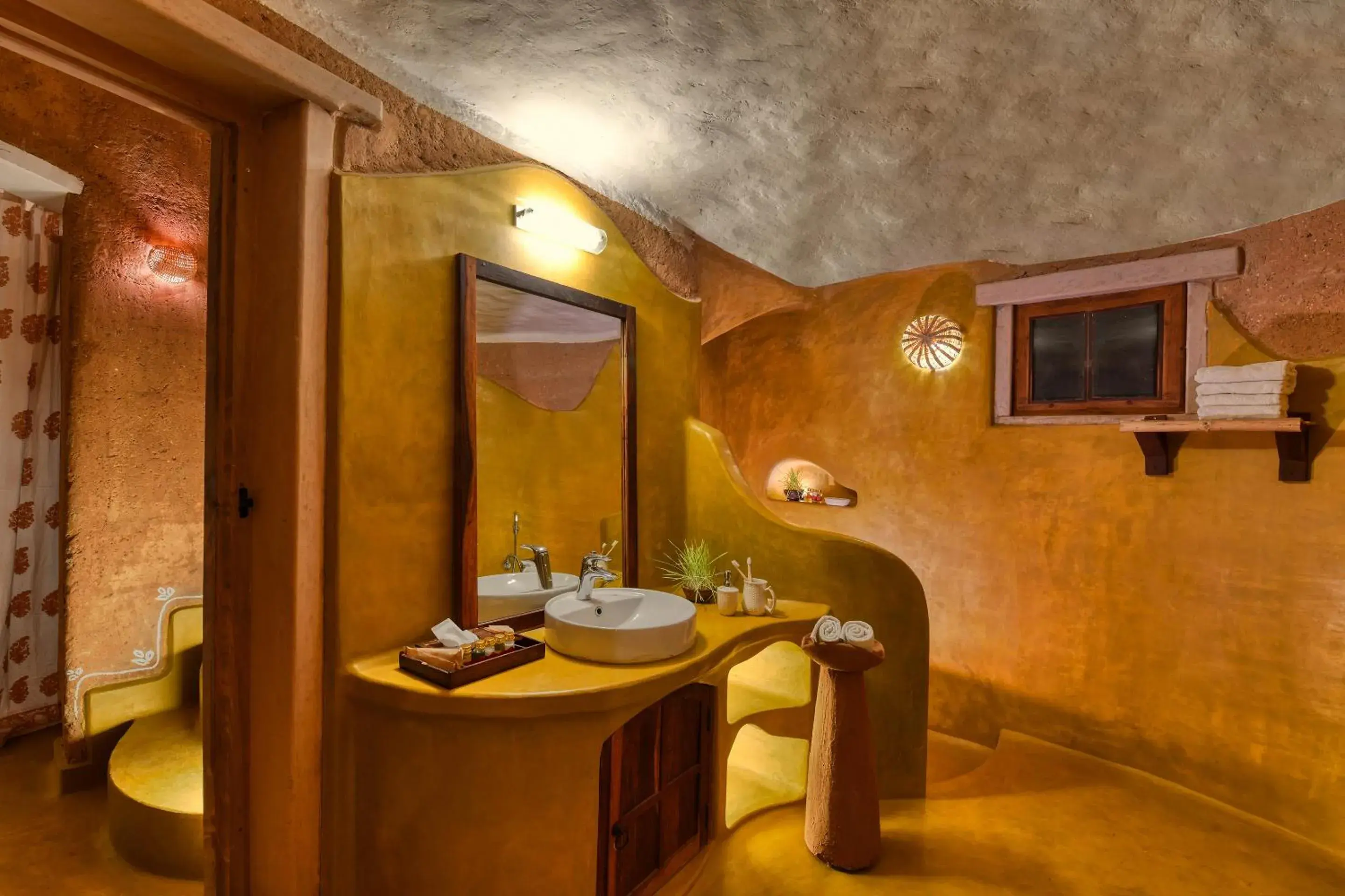 Bathroom in The Earth at Ranthambore Bathroom in The Earth at Ranthambore