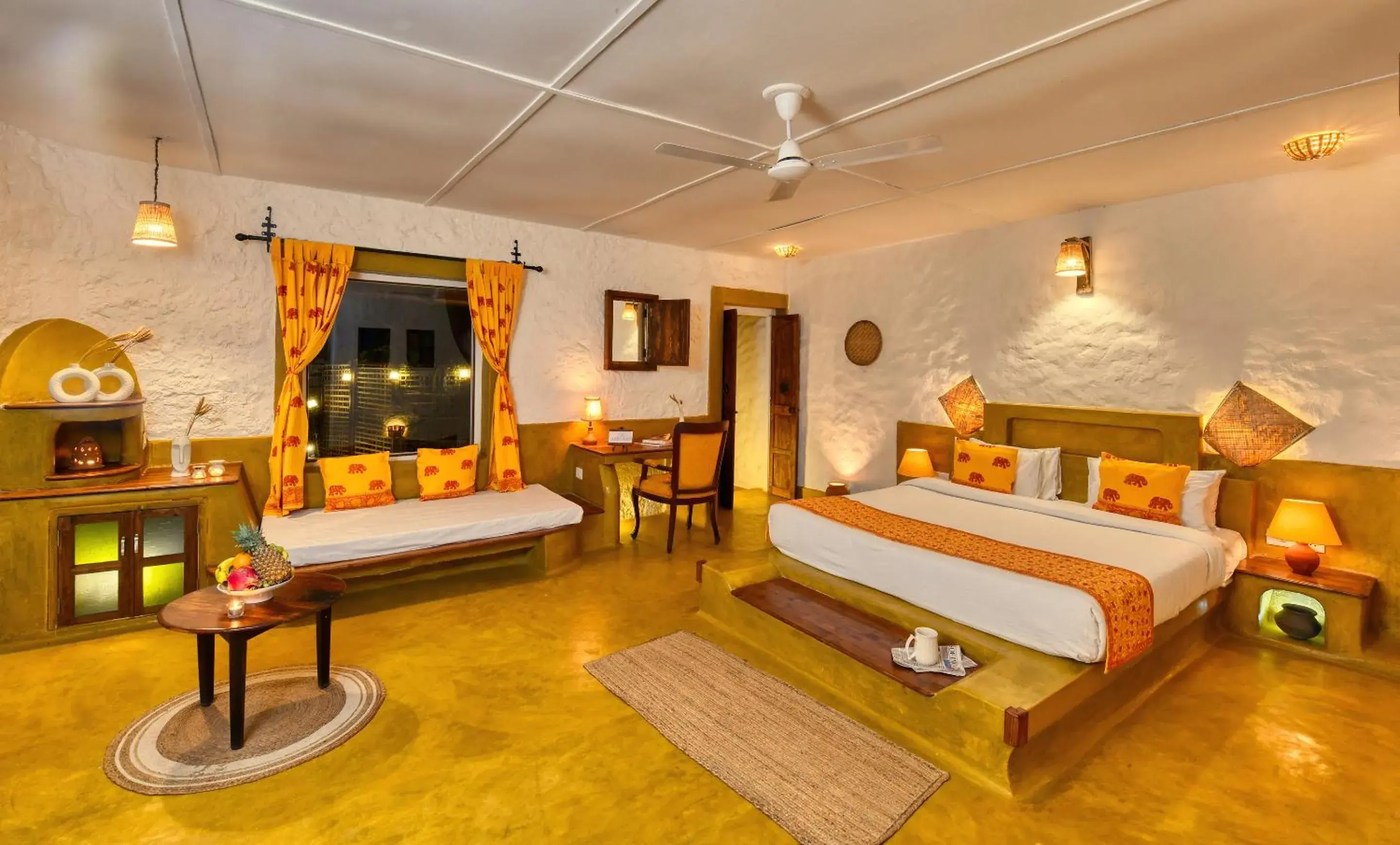 Bedroom, Bed in The Earth at Ranthambore Bedroom, Bed in The Earth at Ranthambore