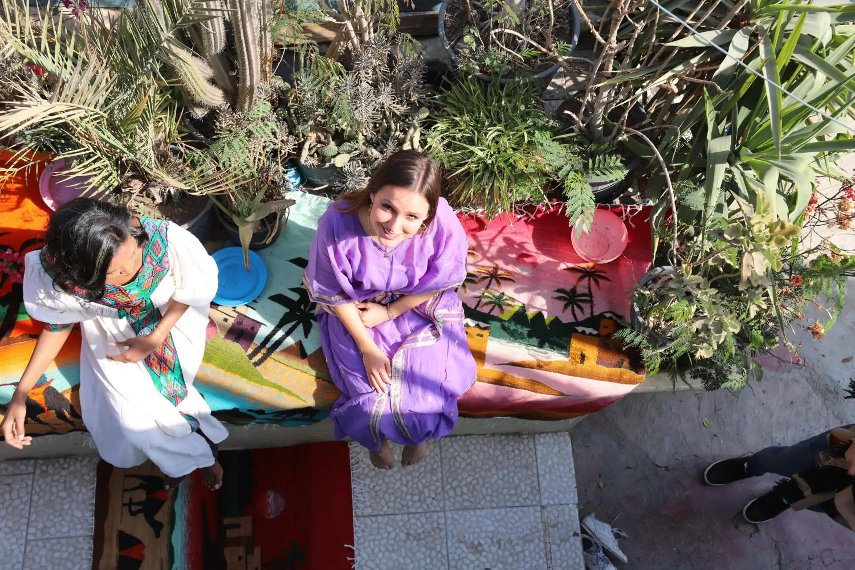 Garden in Dahab Hostel Garden in Dahab Hostel