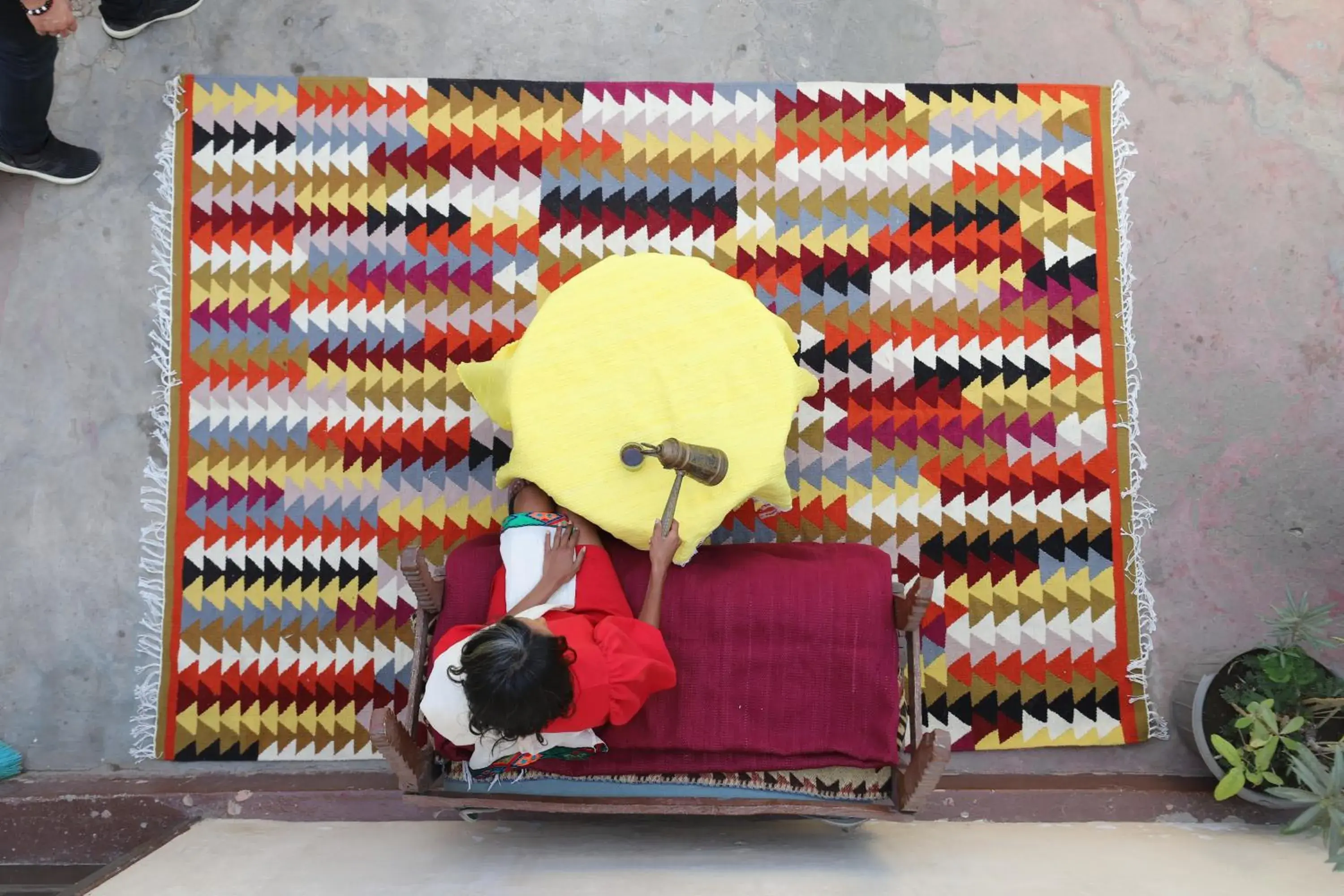 Decorative detail in Dahab Hostel Decorative detail in Dahab Hostel