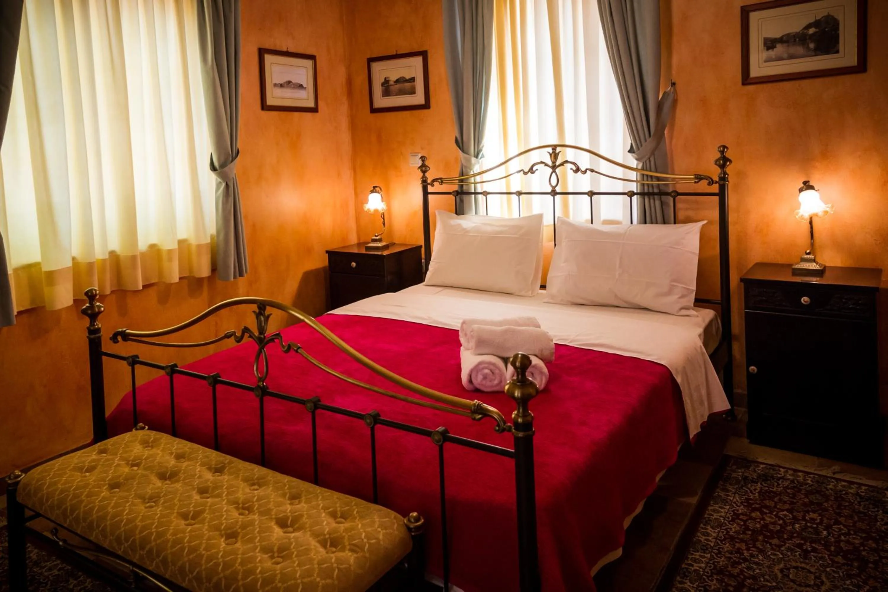 Bedroom, Bed in Acronafplia Pension A