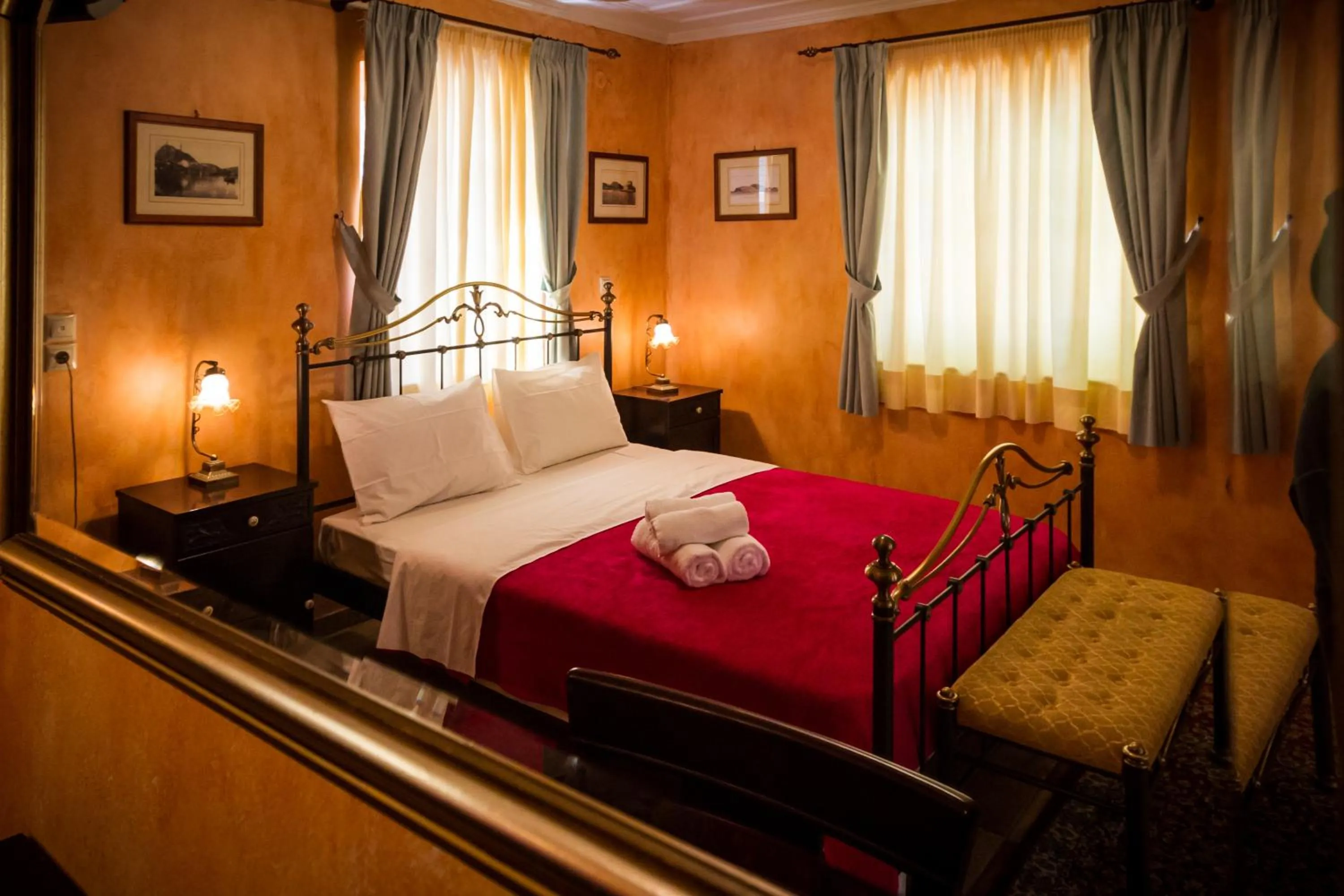 Bedroom, Bed in Acronafplia Pension A