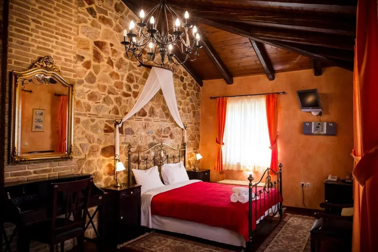 Deluxe Double Room with Balcony in Acronafplia Pension A Deluxe Double Room with Balcony in Acronafplia Pension A