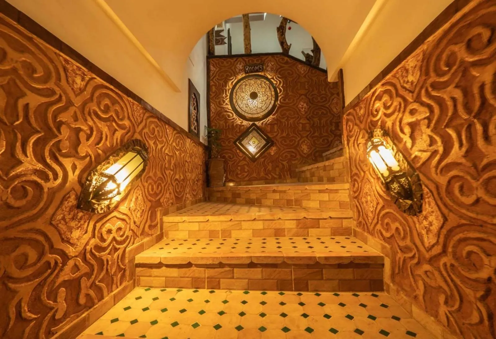 Decorative detail in Riad Rihana Dades