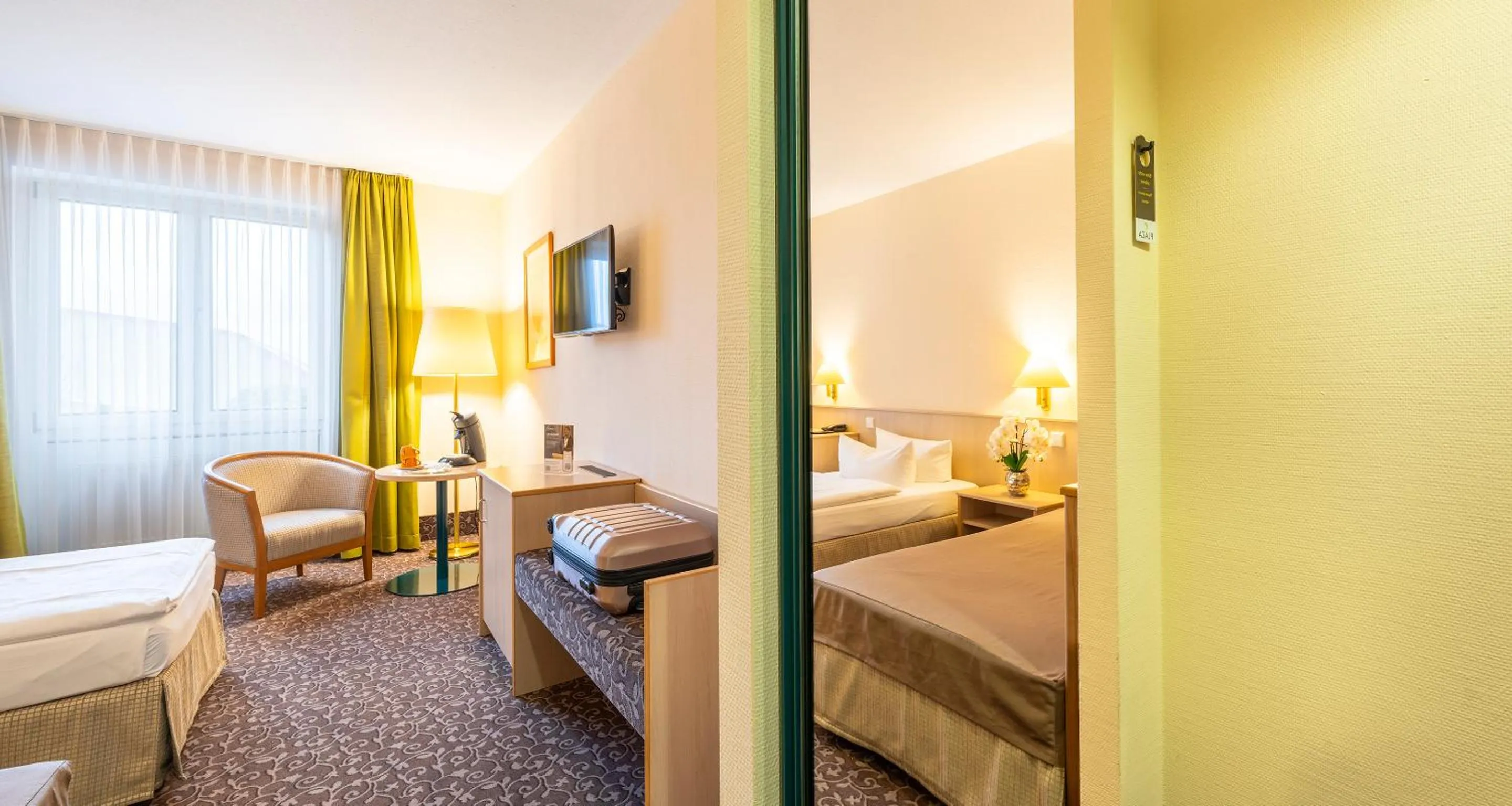 Photo of the whole room, Bed in PLAZA INN Chemnitz