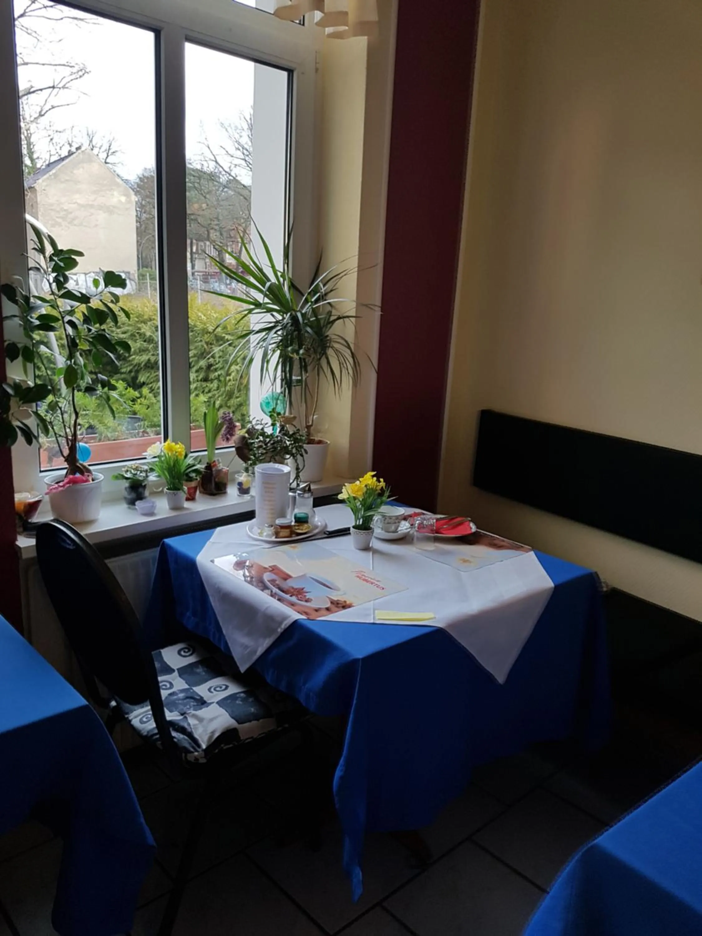 Dining area in Pension Hubertus