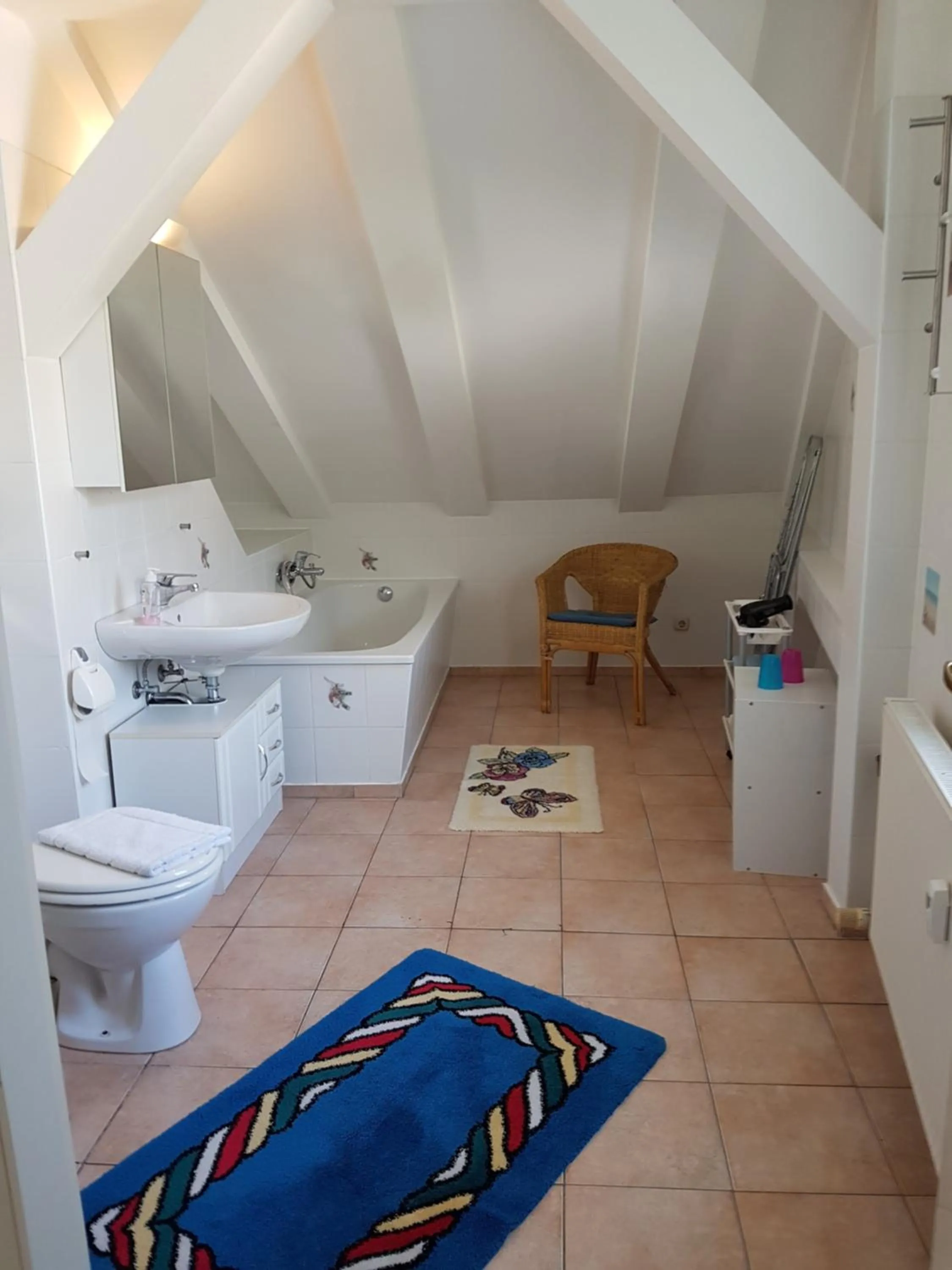 Bathroom in Pension Hubertus