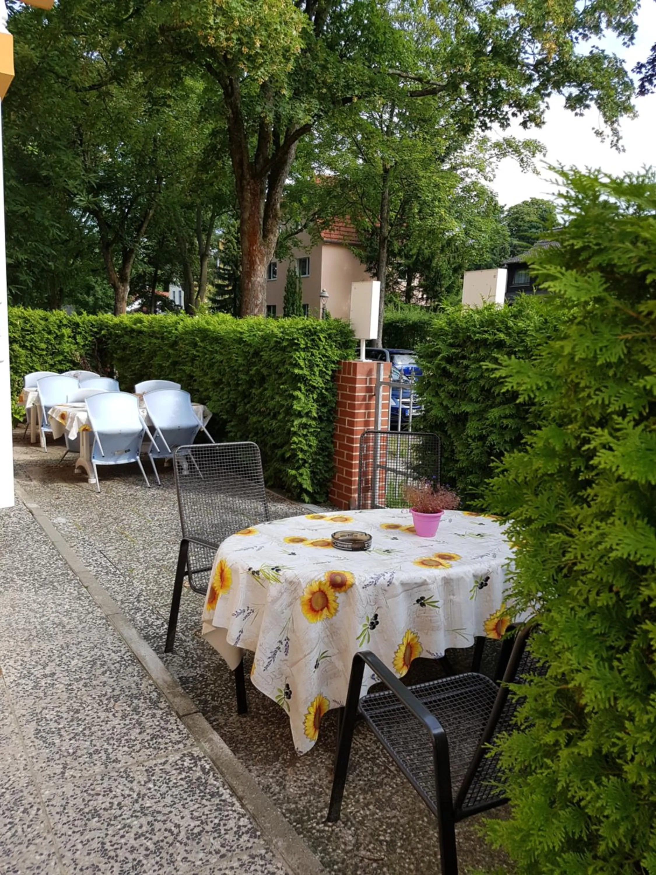Patio in Pension Hubertus