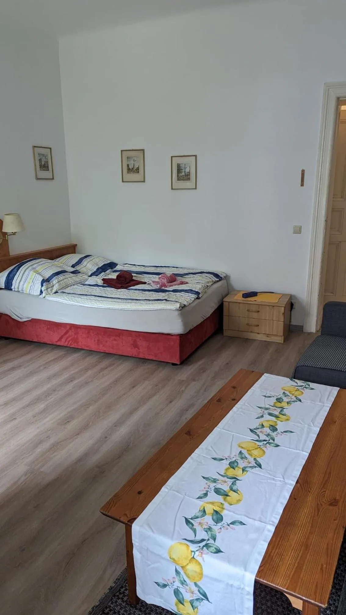 Bed in Pension Hubertus