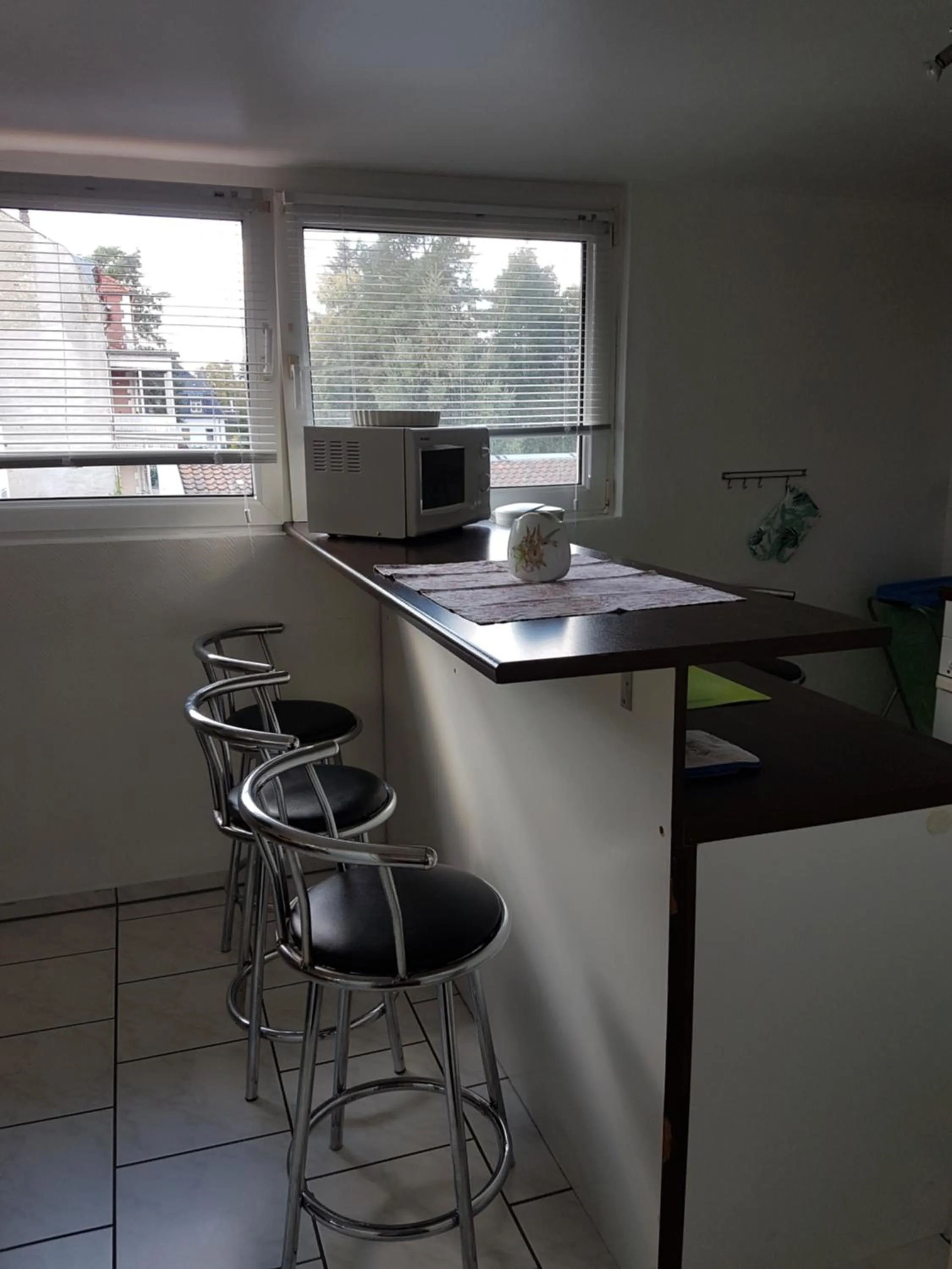 Kitchen or kitchenette in Pension Hubertus