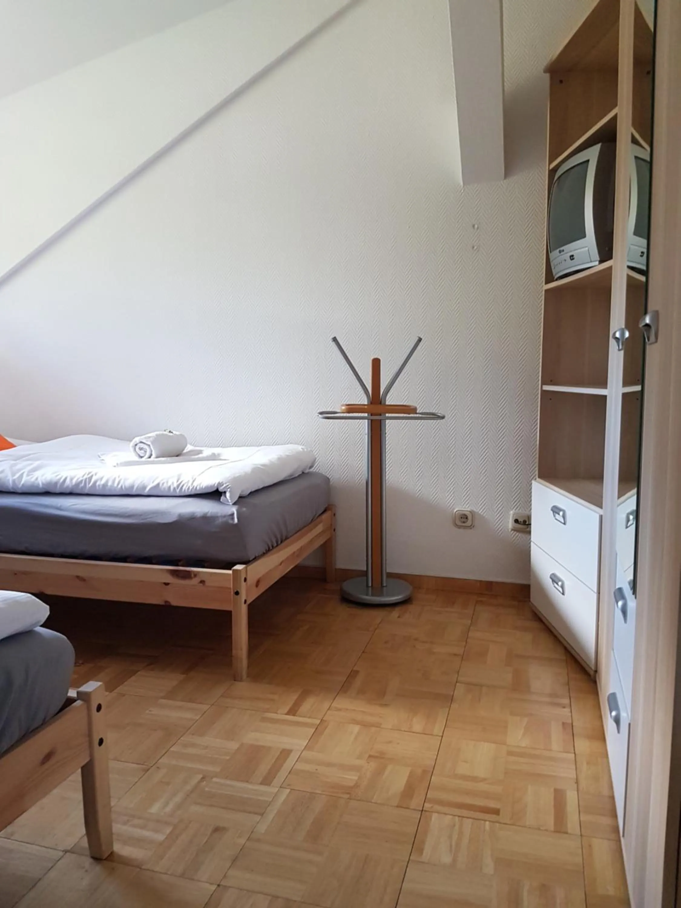 Bedroom, Bed in Pension Hubertus