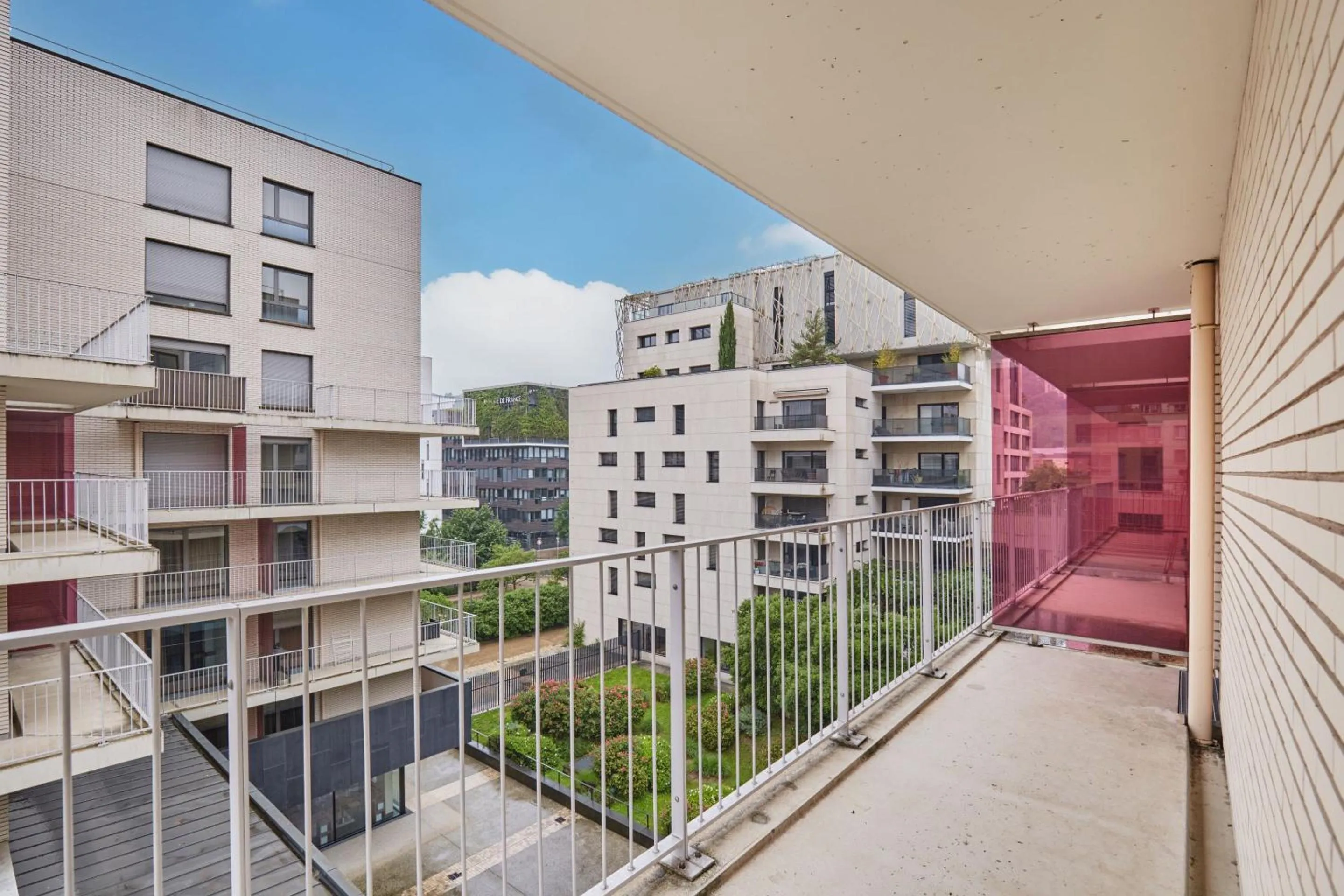 Balcony/Terrace in Appart'hôtel Odalys City - Lyon Centre Confluence
