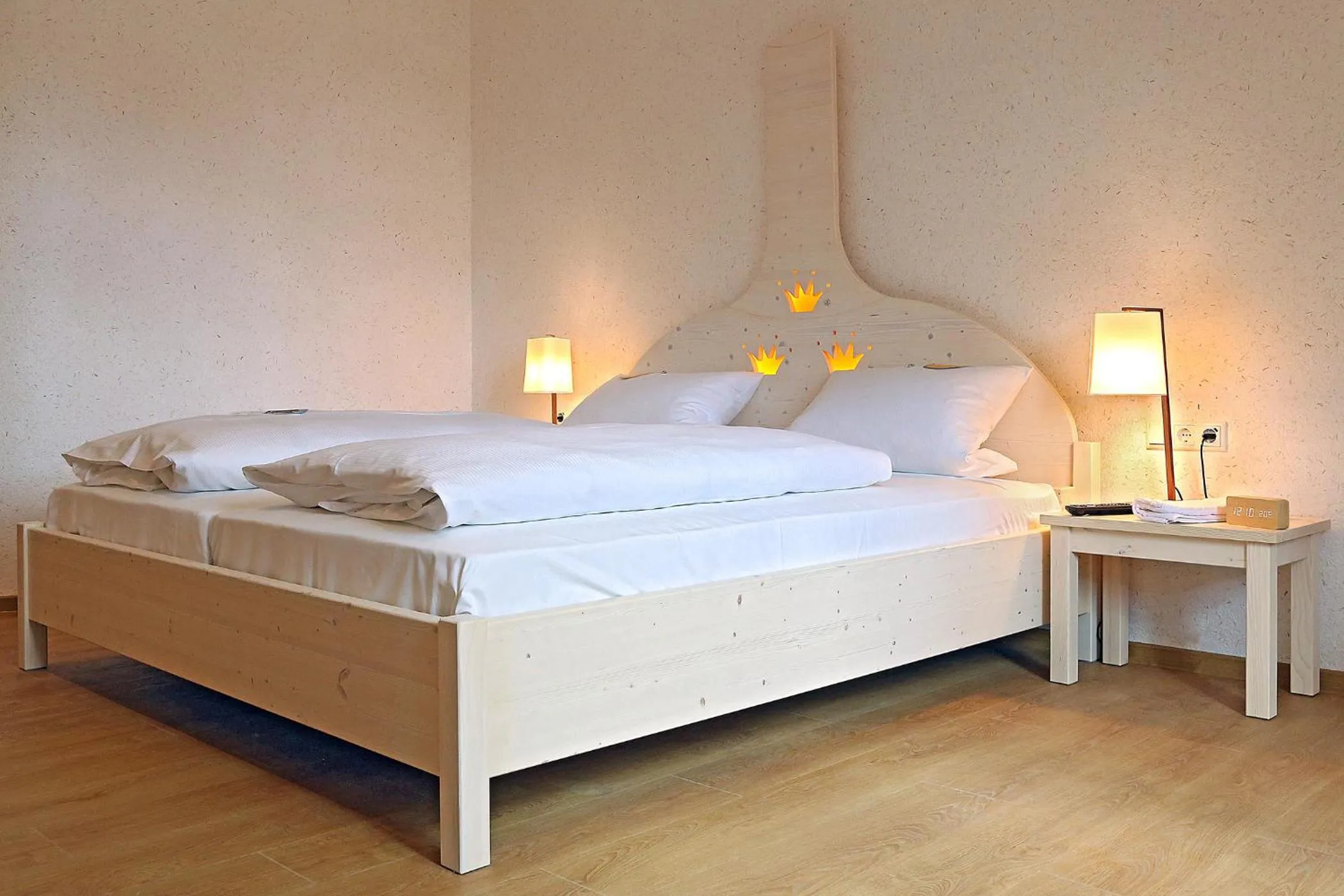 Bed in Hotel & Brauereigasthof Drei Kronen