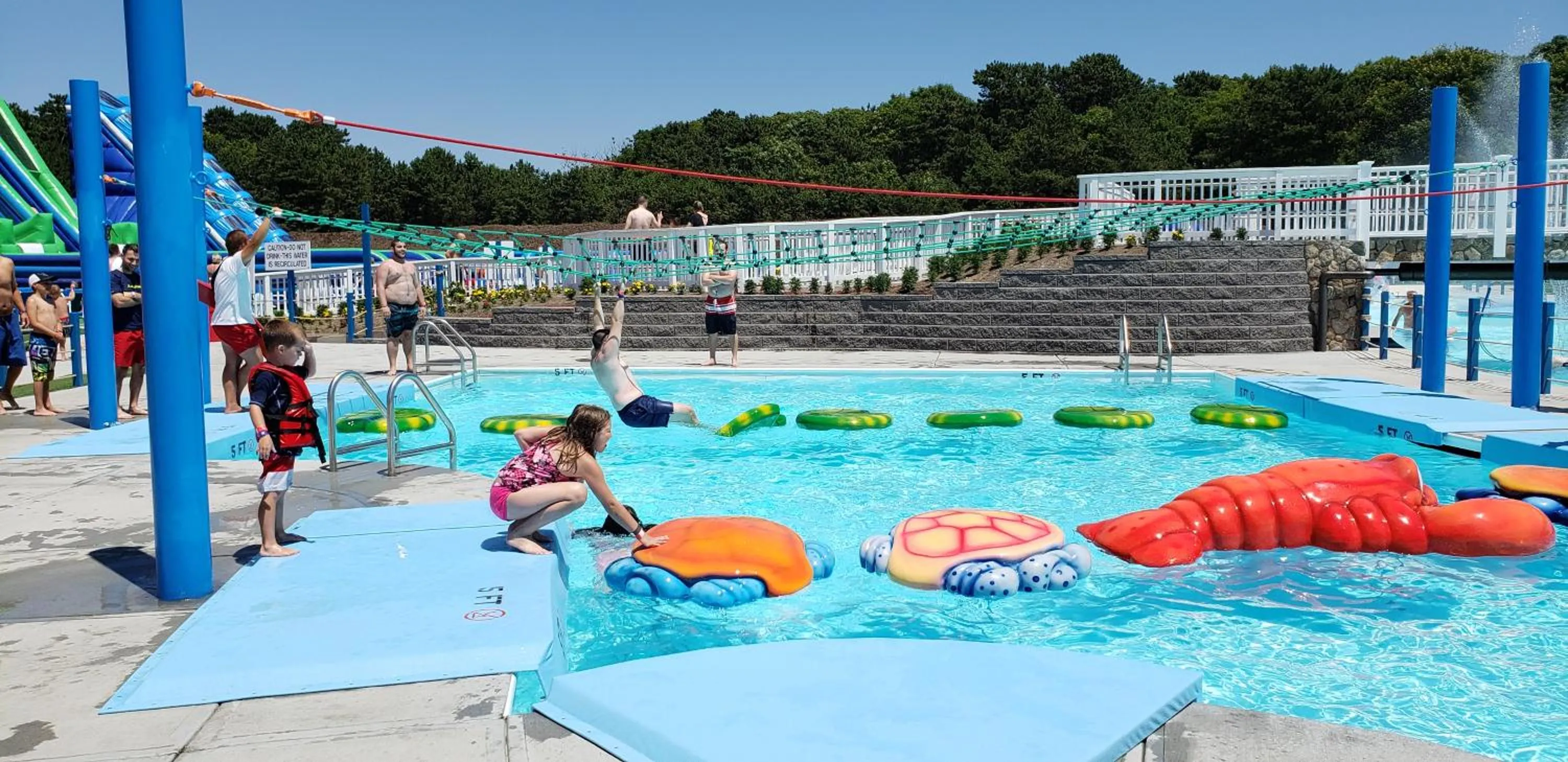 Aqua park in Cape Cod Family Resort and Parks