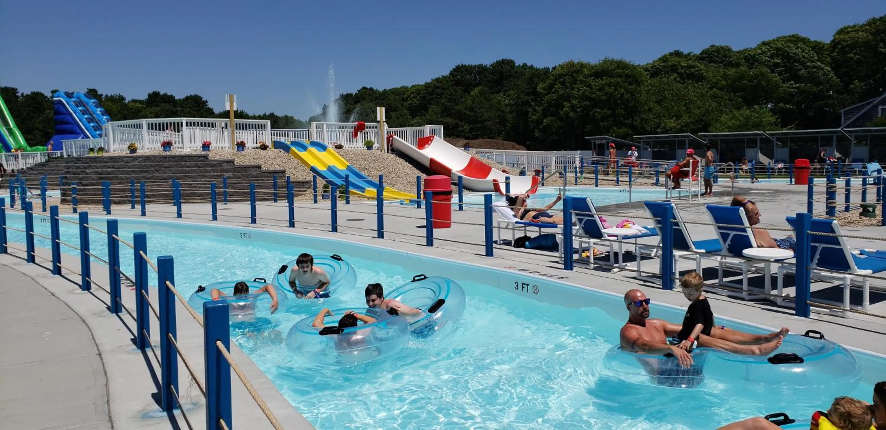 Aqua park in Cape Cod Family Resort and Parks