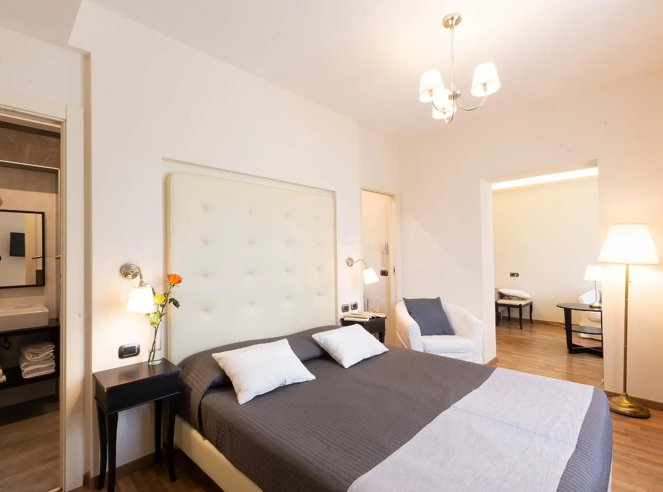 Bed in Grand Hotel Impero - Wellness & Exclusive SPA