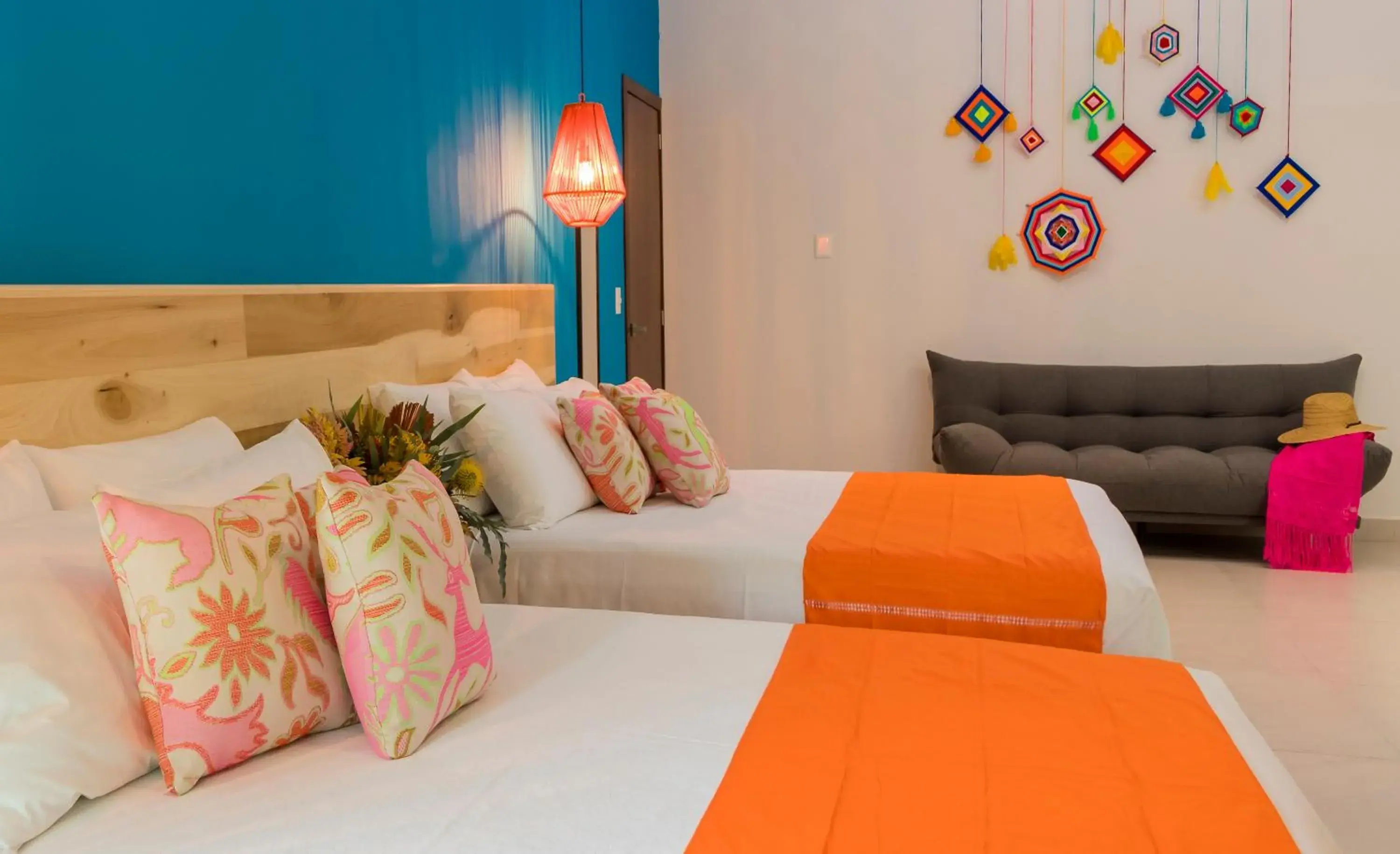 Bed in Riviera Sayulita Hotel Bed in Riviera Sayulita Hotel