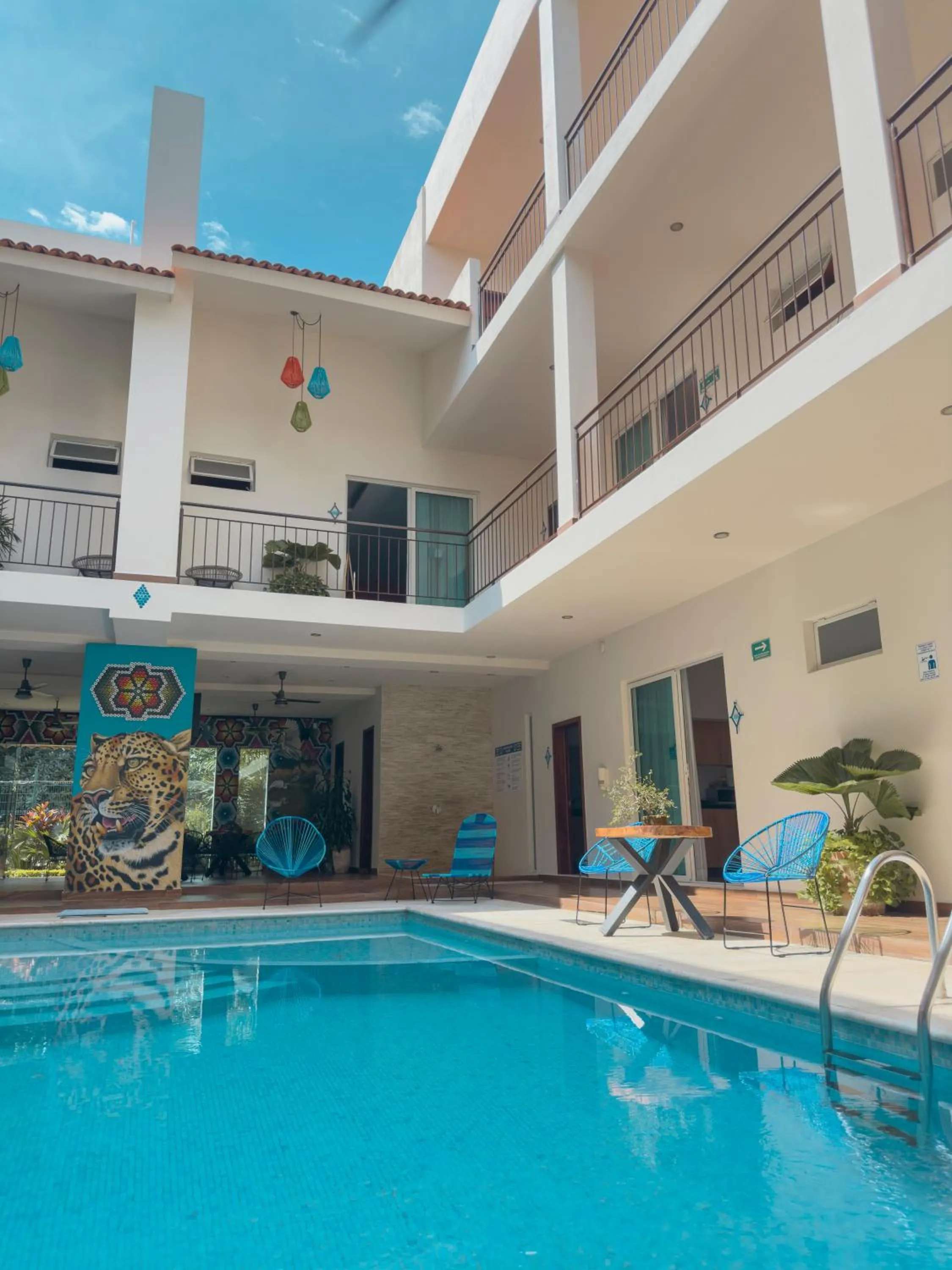 Pool view in Riviera Sayulita Hotel