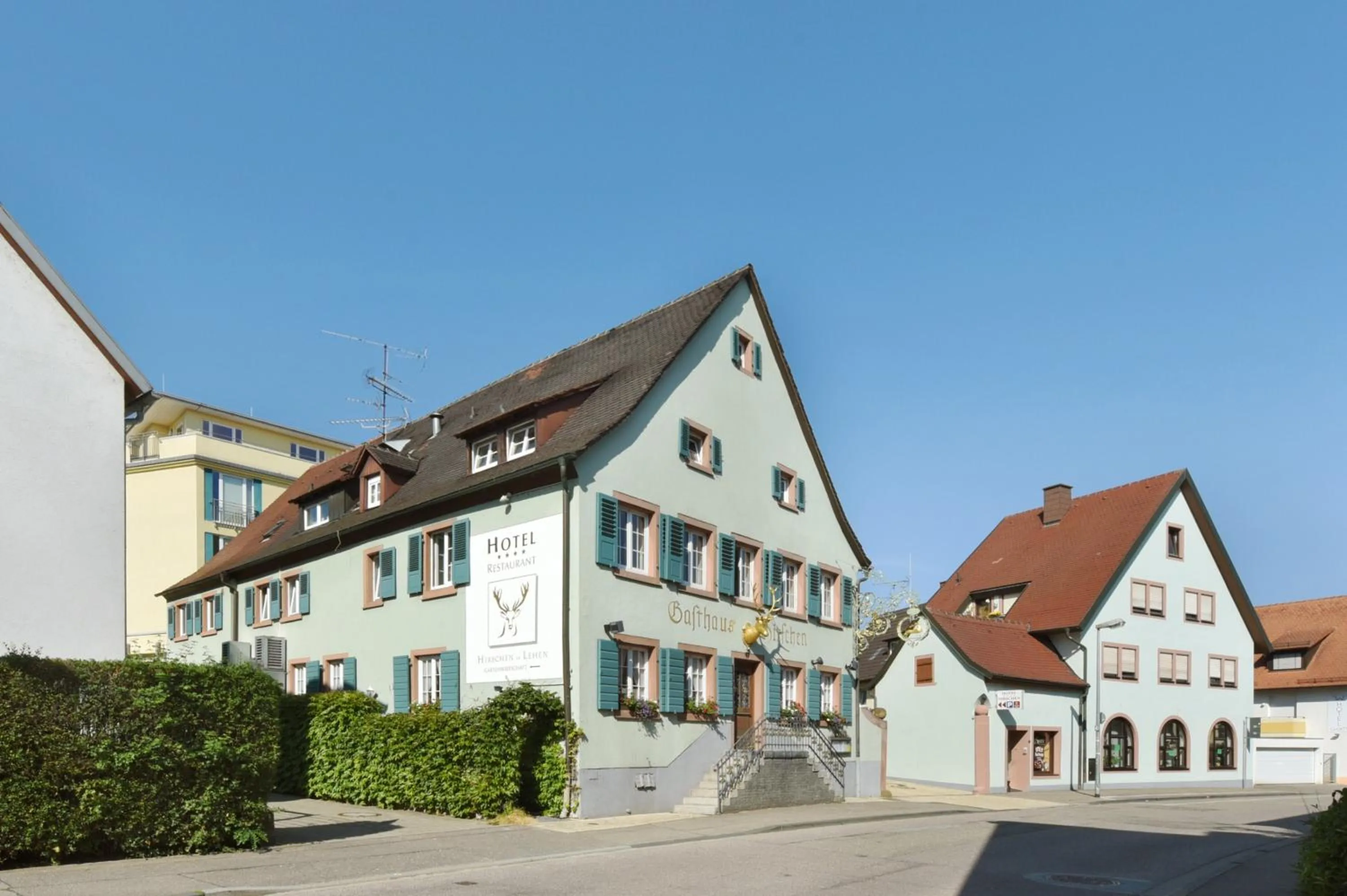 Facade/entrance in Hotel Hirschen in Freiburg-Lehen
