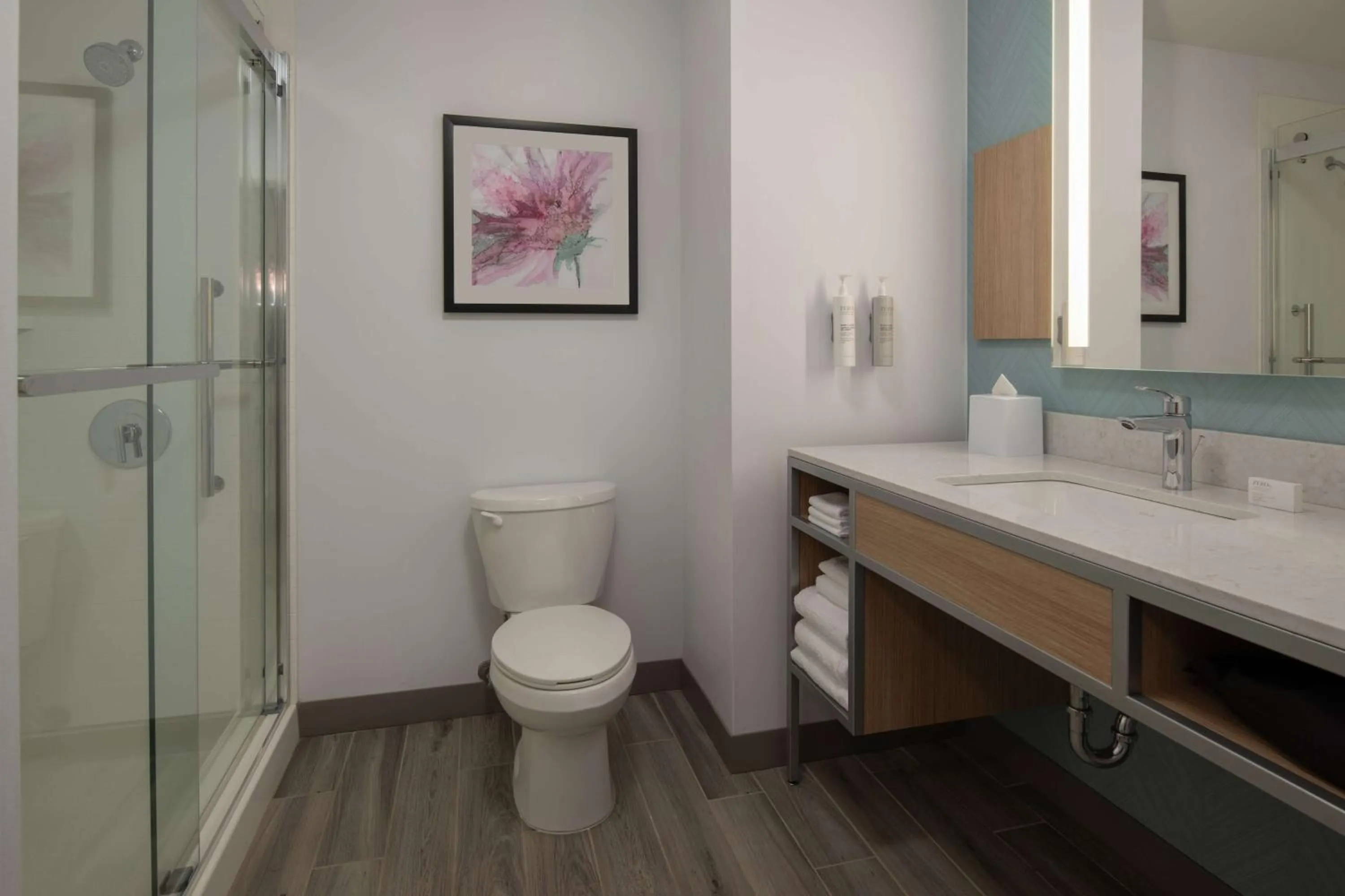 Bathroom in Hilton Garden Inn Tacoma Downtown