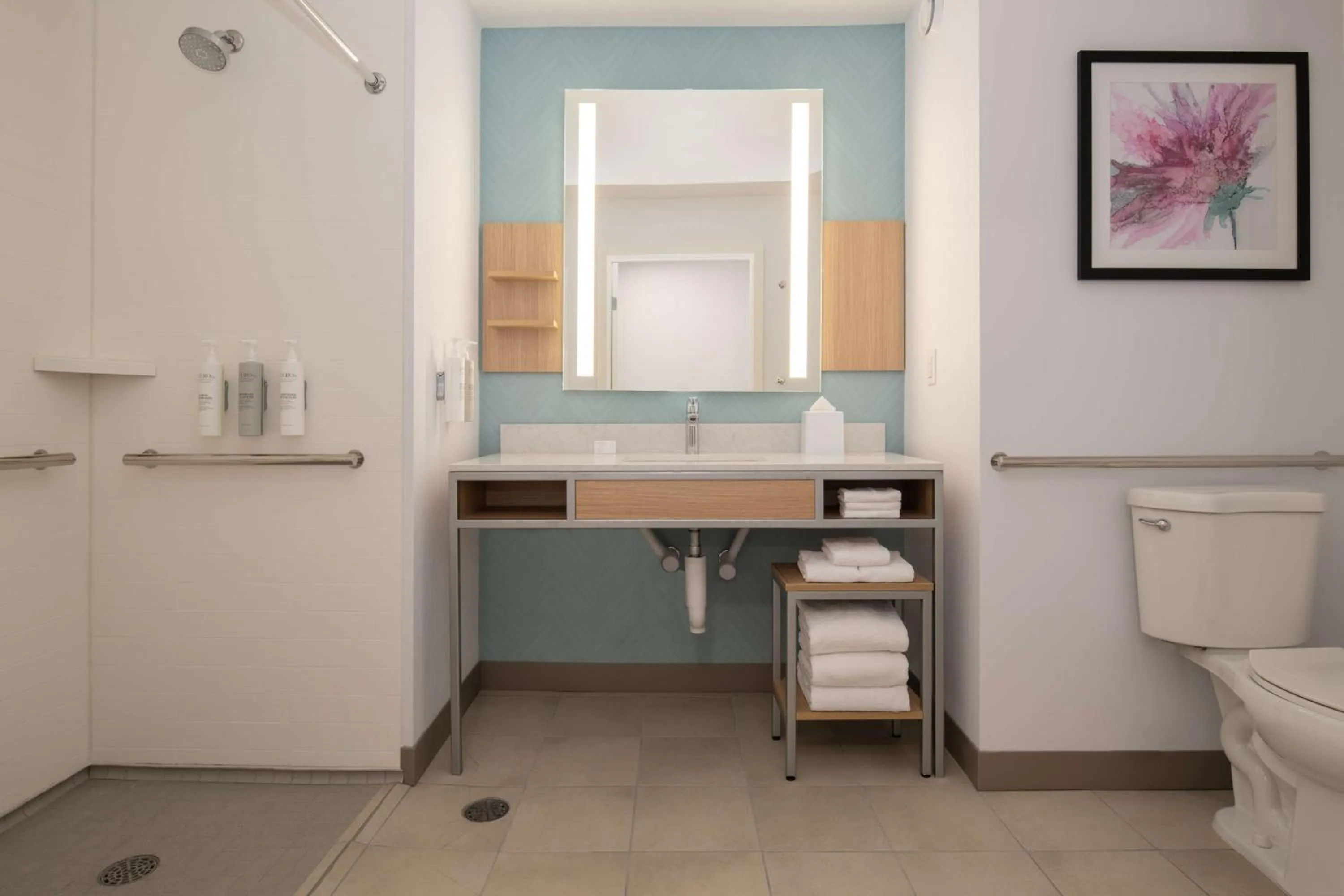 Bathroom in Hilton Garden Inn Tacoma Downtown