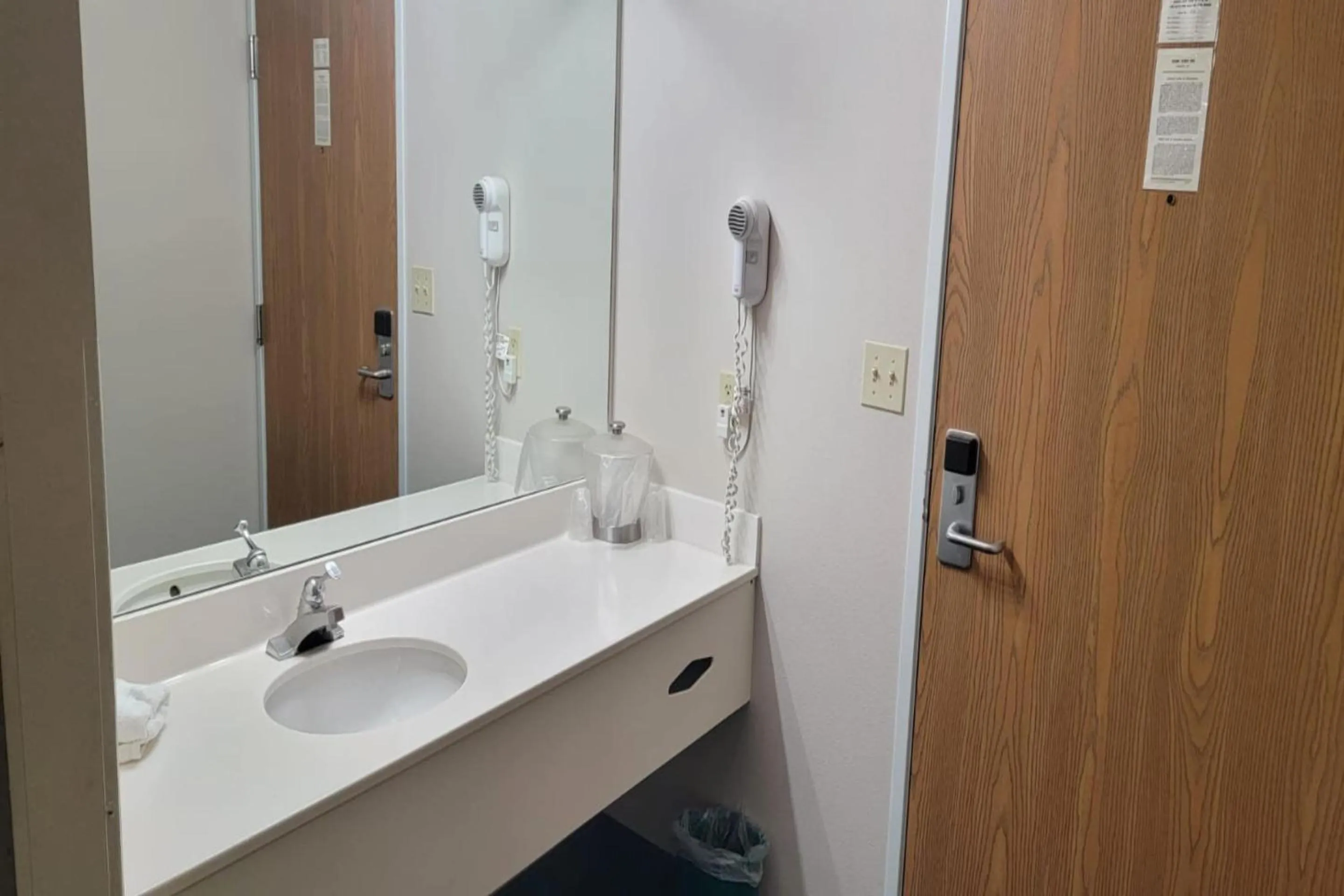 Bathroom in HomeTown Inn By OYO Texhoma, OK