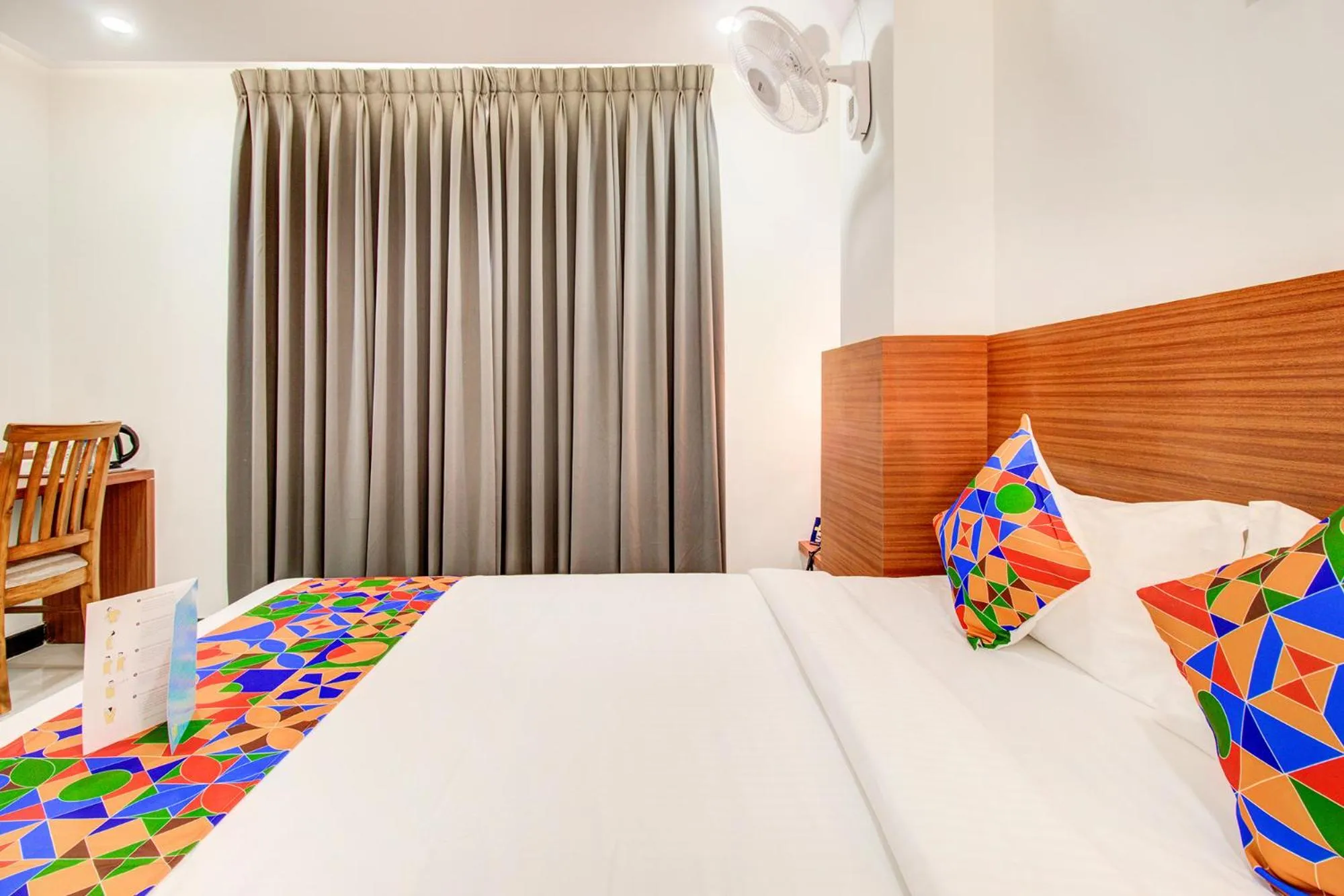 Bed in FabHotel The Royal Suites - Nr Gopalan innovation mall