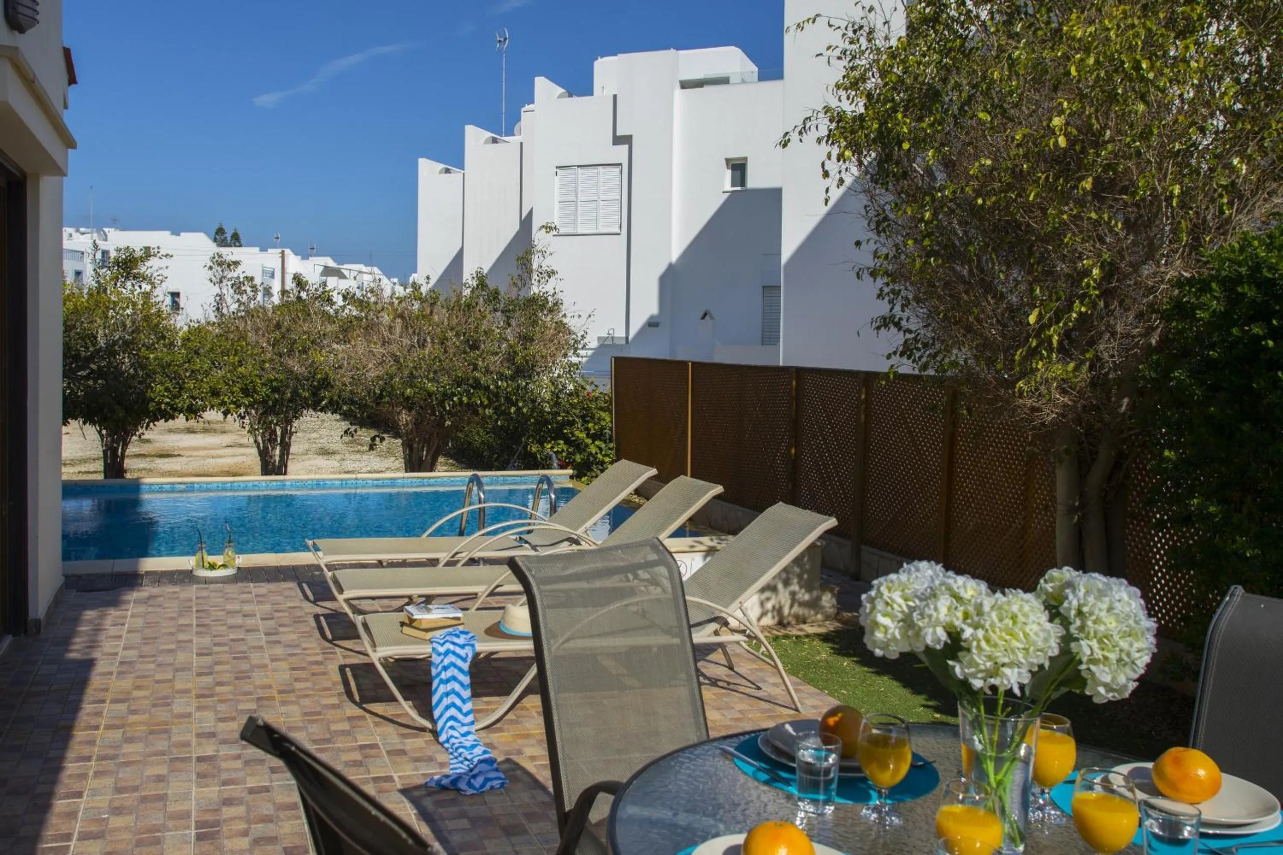 Swimming pool in Protaras Fig Tree Bay Villa Buena
