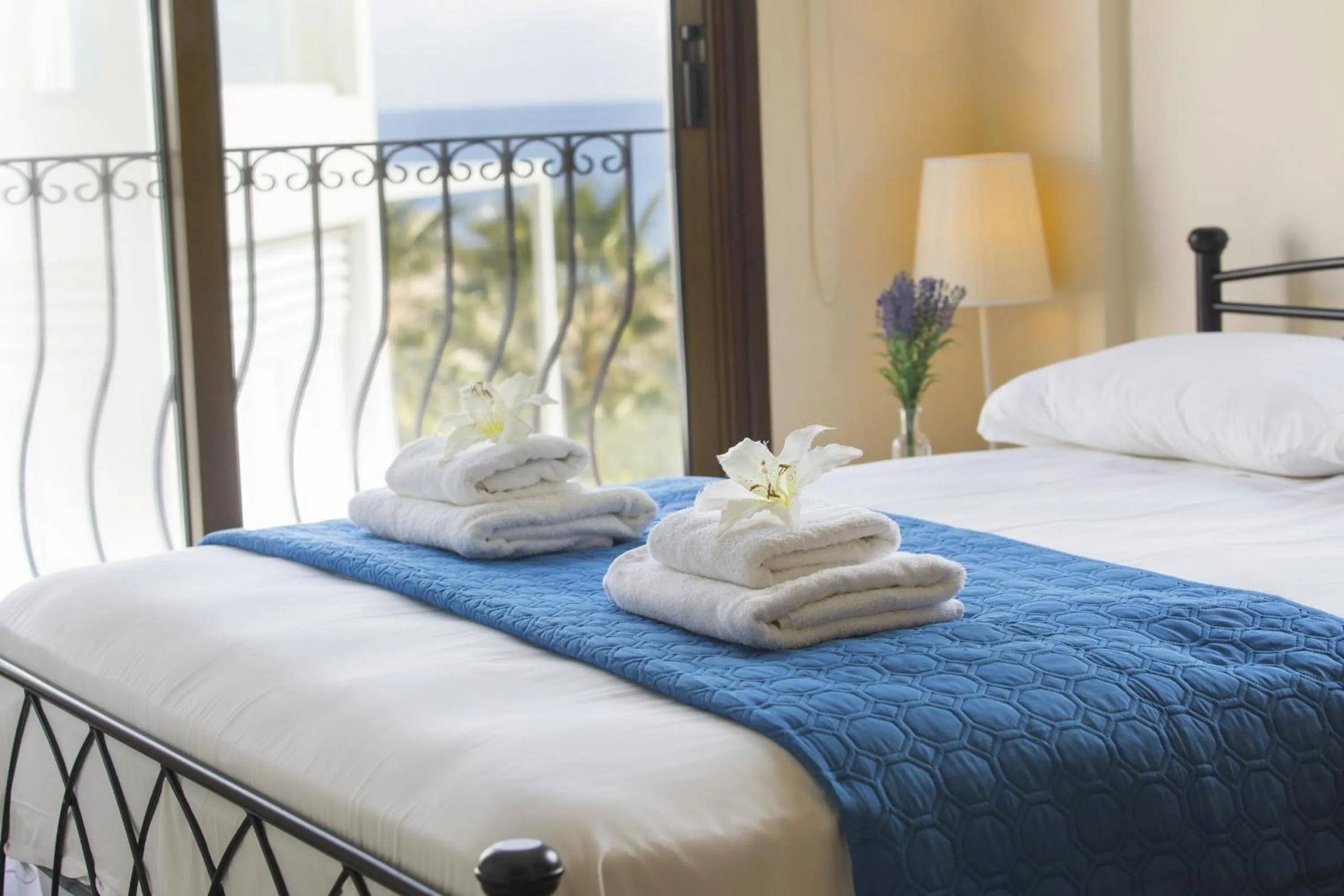 Bedroom, Bed in Protaras Fig Tree Bay Villa Buena