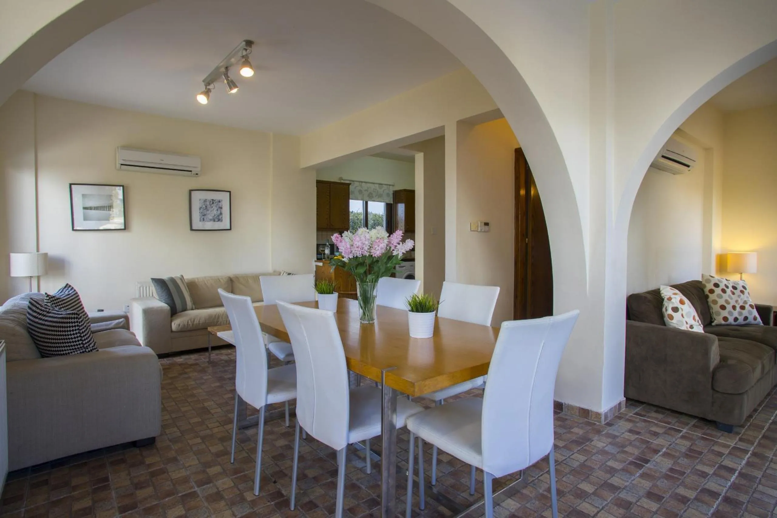 Dining area in Protaras Fig Tree Bay Villa Buena