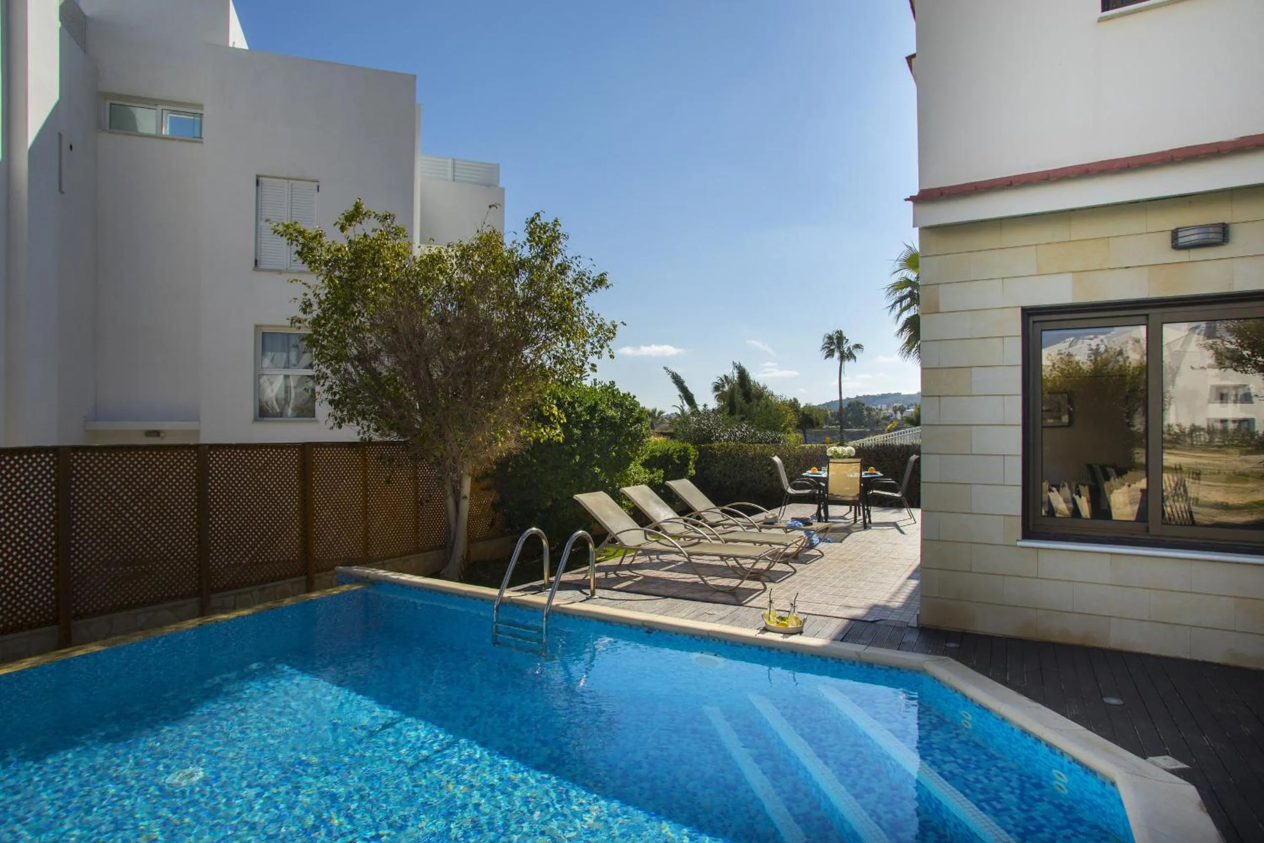 Swimming pool in Protaras Fig Tree Bay Villa Buena